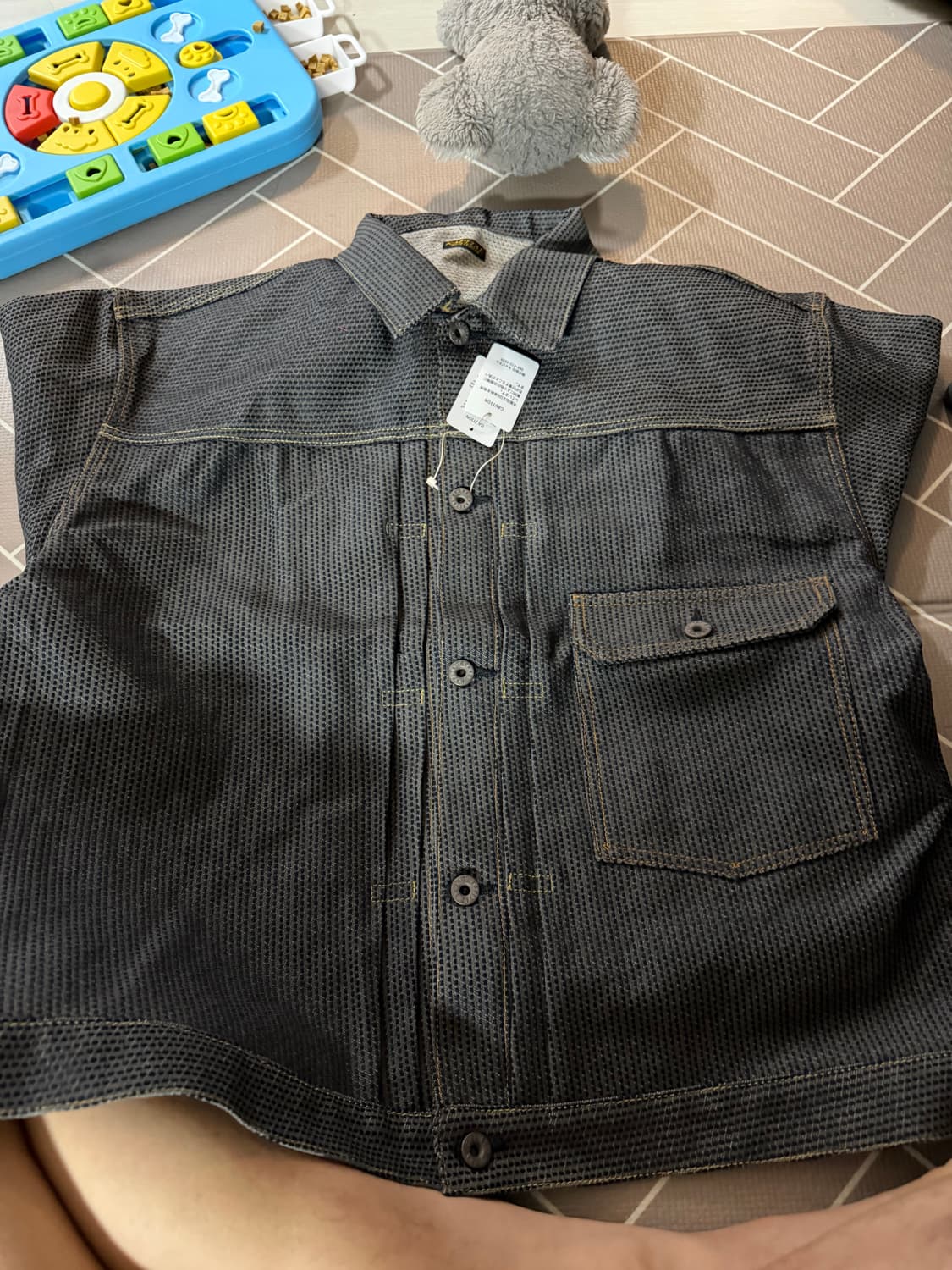 캐피탈 센츄리 데님 1세대 자켓 N7S 차콜 인디고 상품이미지3