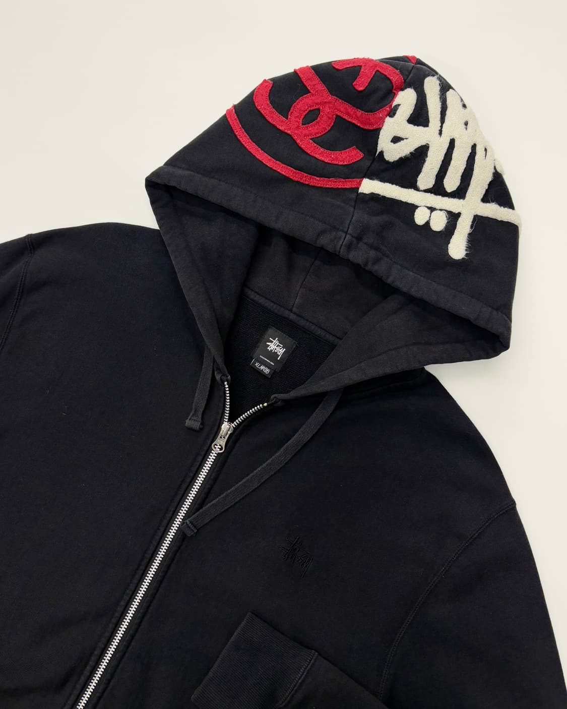 Stussy 스투시 블랙 후드집업 상품이미지1