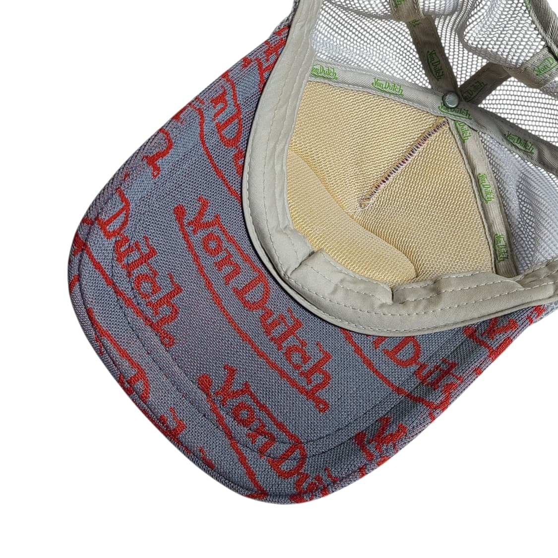 VonDuTch) 본더치 Y2K 모노그램 로고 메쉬 트러커 캡 상품이미지5