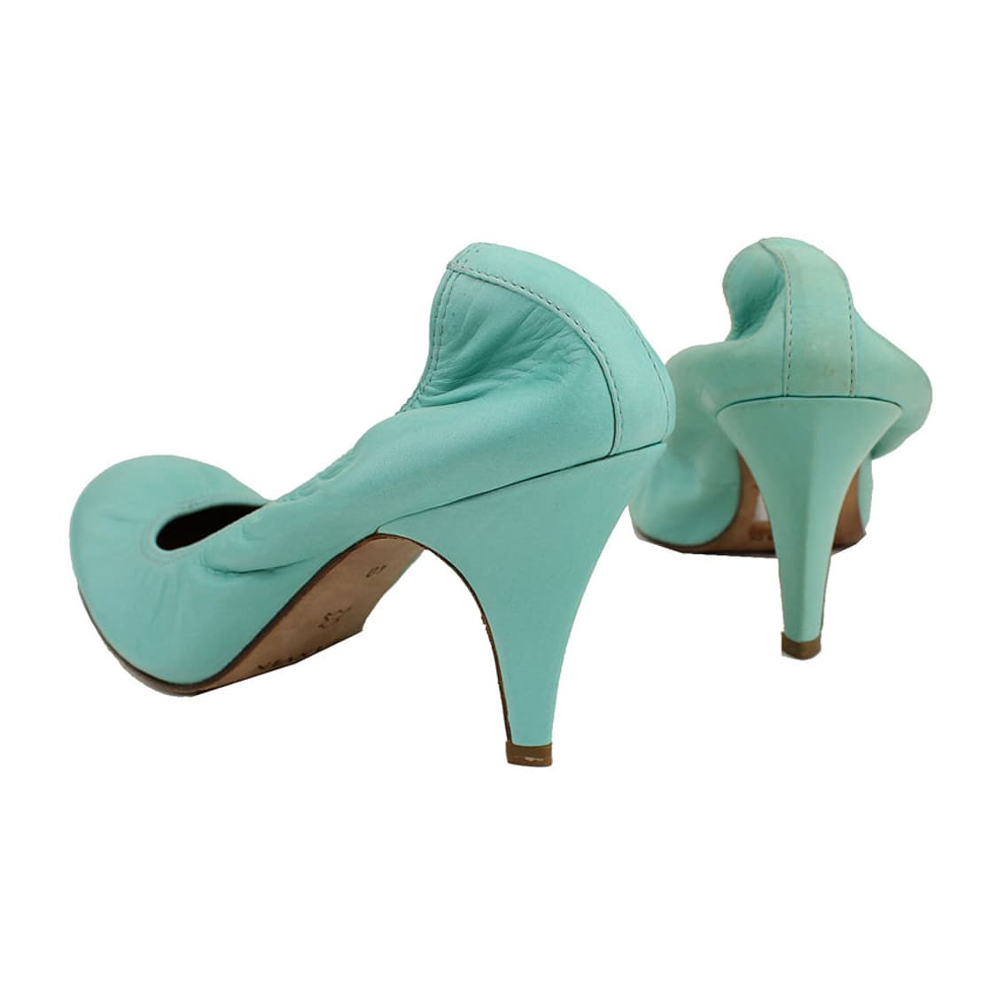 랑방 에메랄드그린 밴딩 펌프스 40 상품이미지5