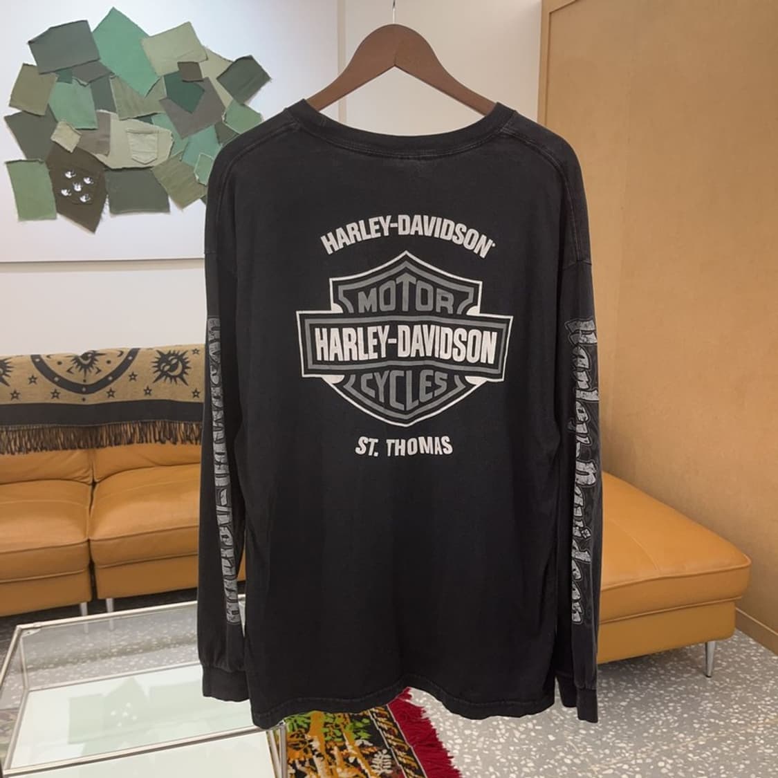할리데이비슨 빈티지 롱슬리브 긴팔티 105 C06172 상품이미지3