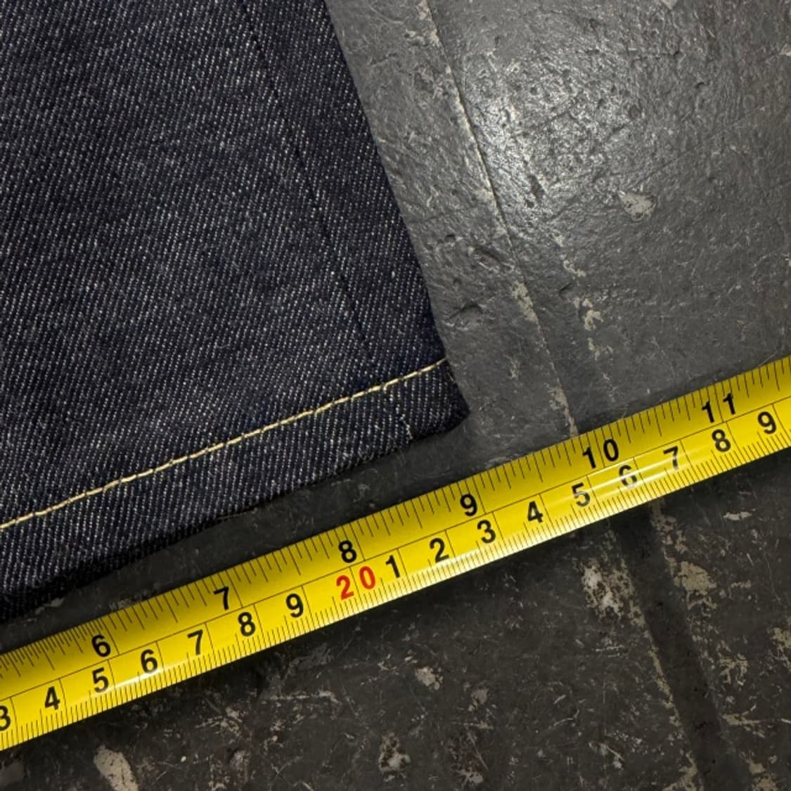 100 유니폼브릿지 셀비지 데님 새상품  상품이미지7