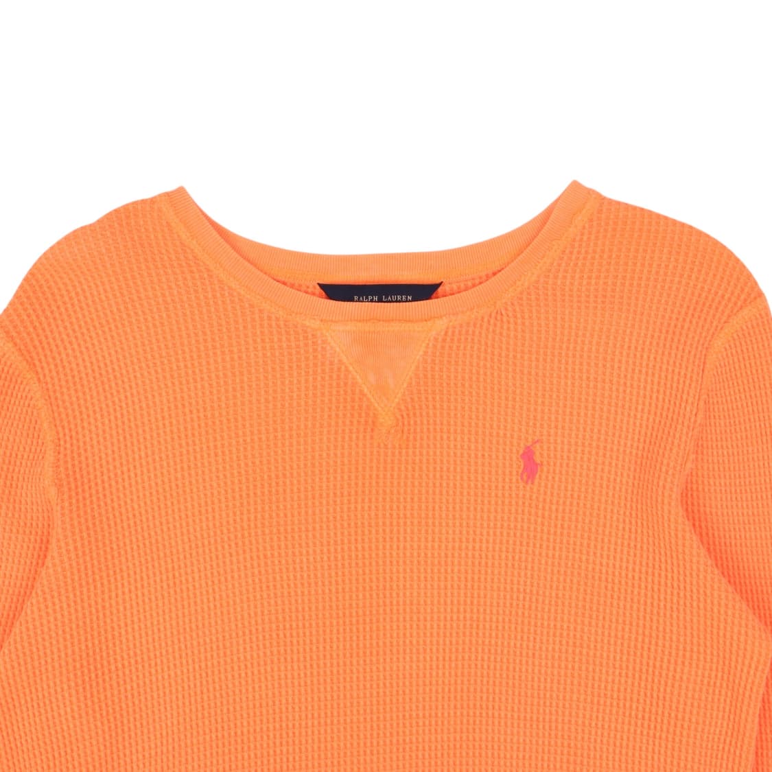 폴로 랄프로렌 오렌지 와플 롱슬리브 상품이미지2
