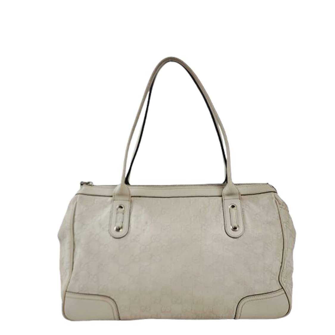 정품 구찌 177052 베이지 레더 GG 시마 핸드백 상품이미지8