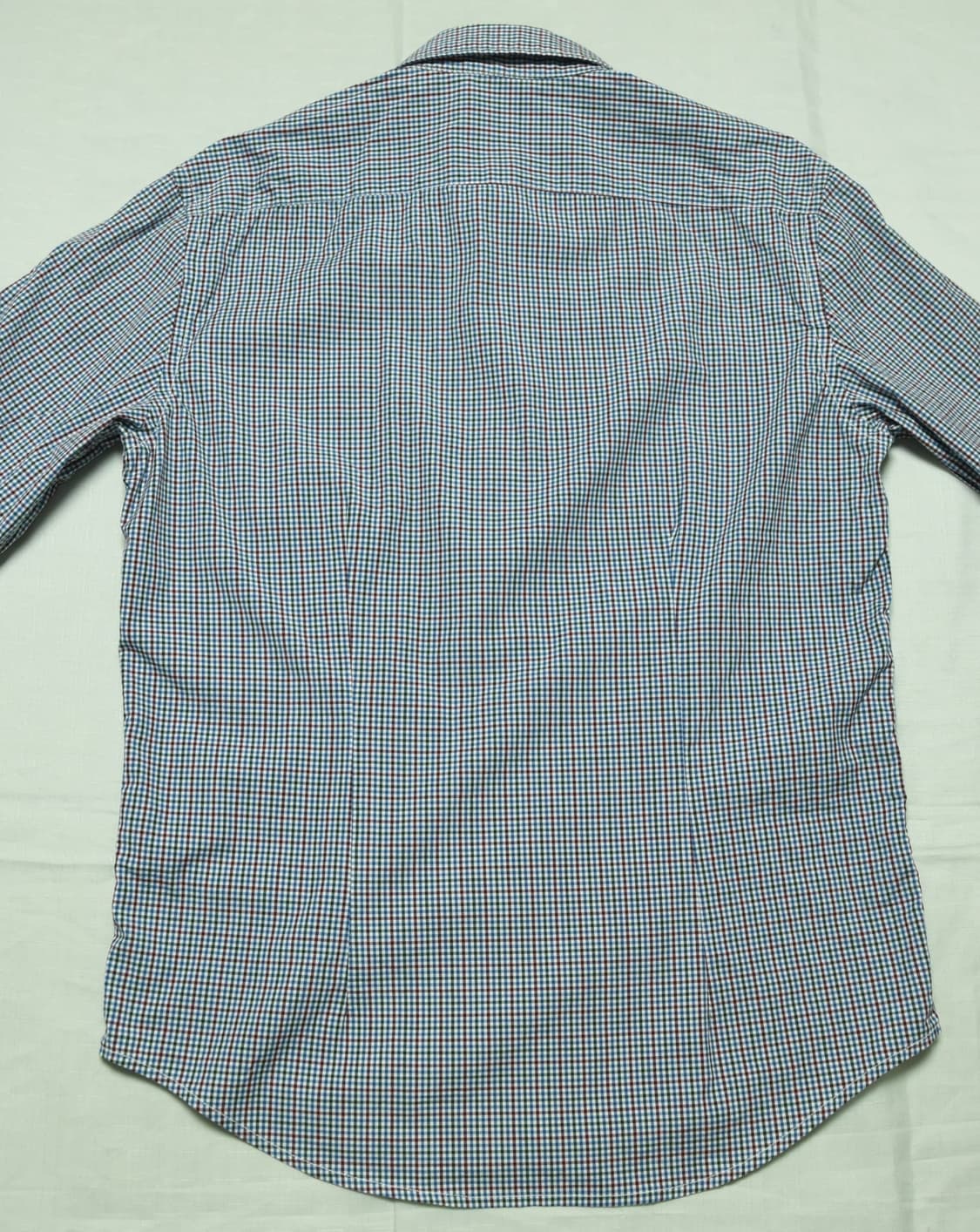 빈폴 슬림핏 체크 셔츠 100 남성용 자수 포인트 캐주얼 셔츠 상품이미지6