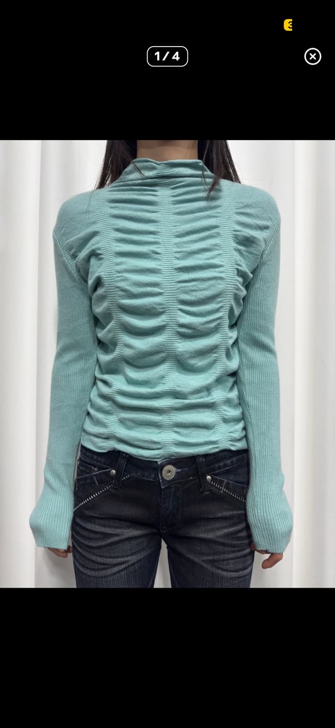 빈티지 디자인 니트 이너  상품이미지1