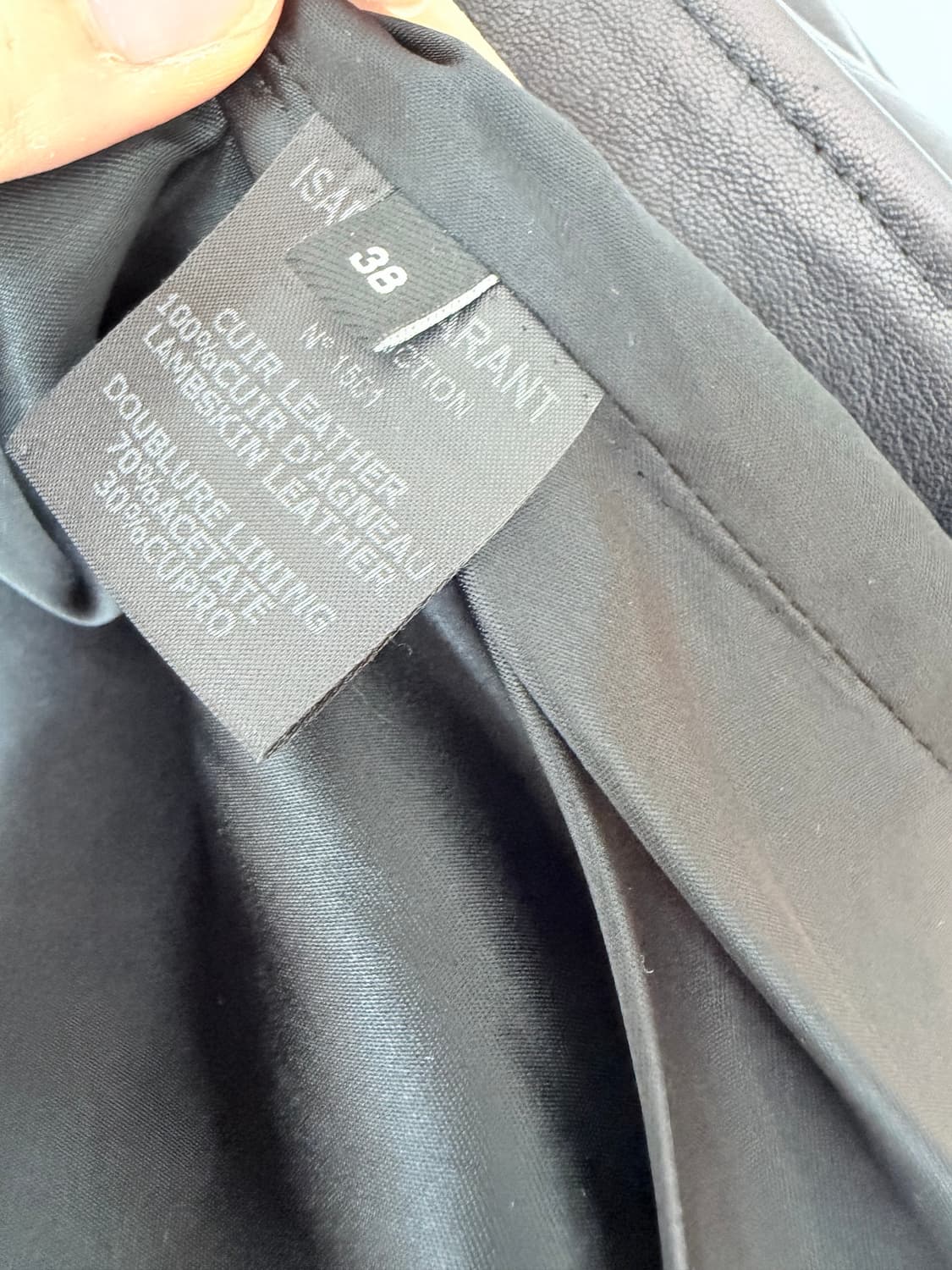 이자벨 마랑 Isabel Marant 램스킨 바이커 재킷 FR38 (55 상품이미지7