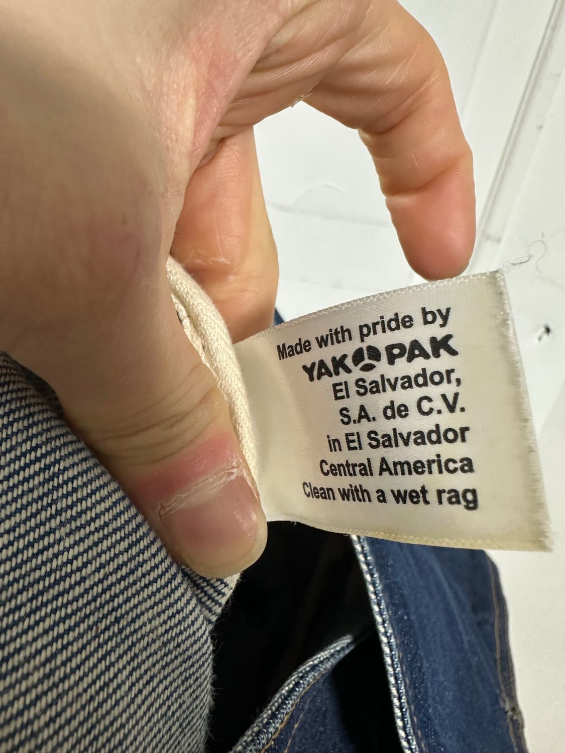 야크팩 YAKPAK 데님 크로스백 상품이미지5