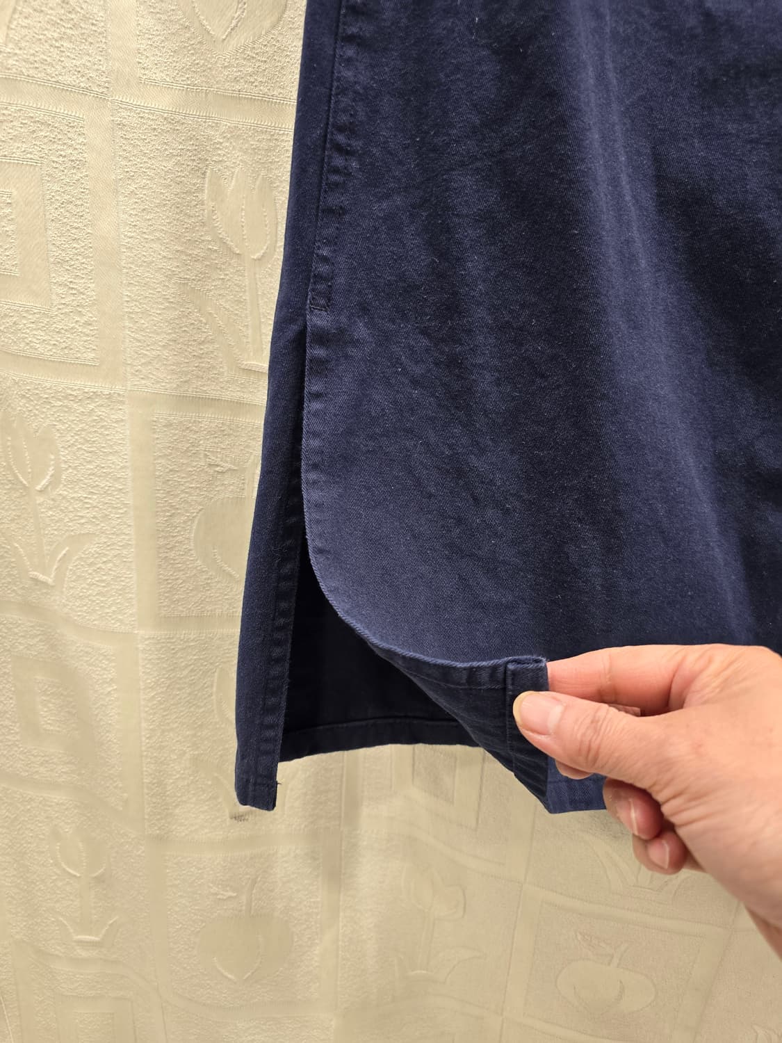 쓰리쿼터 하이드아웃  데님롱스커트 면롱스커트  27~28 상품이미지7