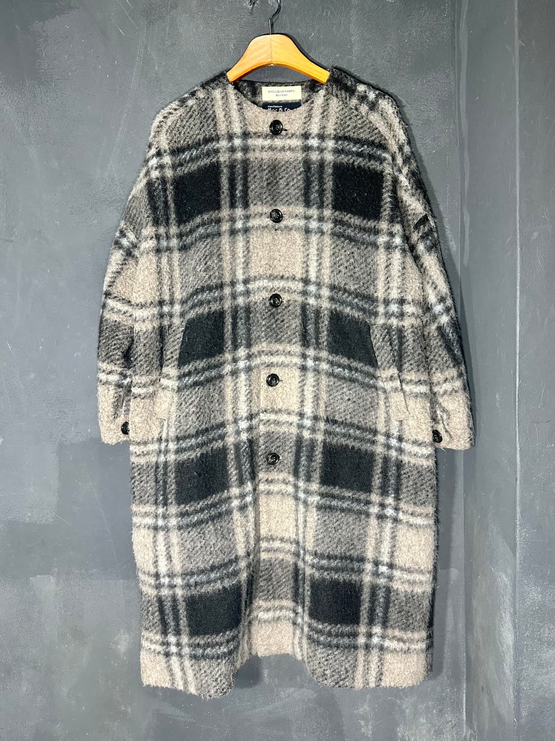 빔즈보이 체크 코트 (XL) 상품이미지1