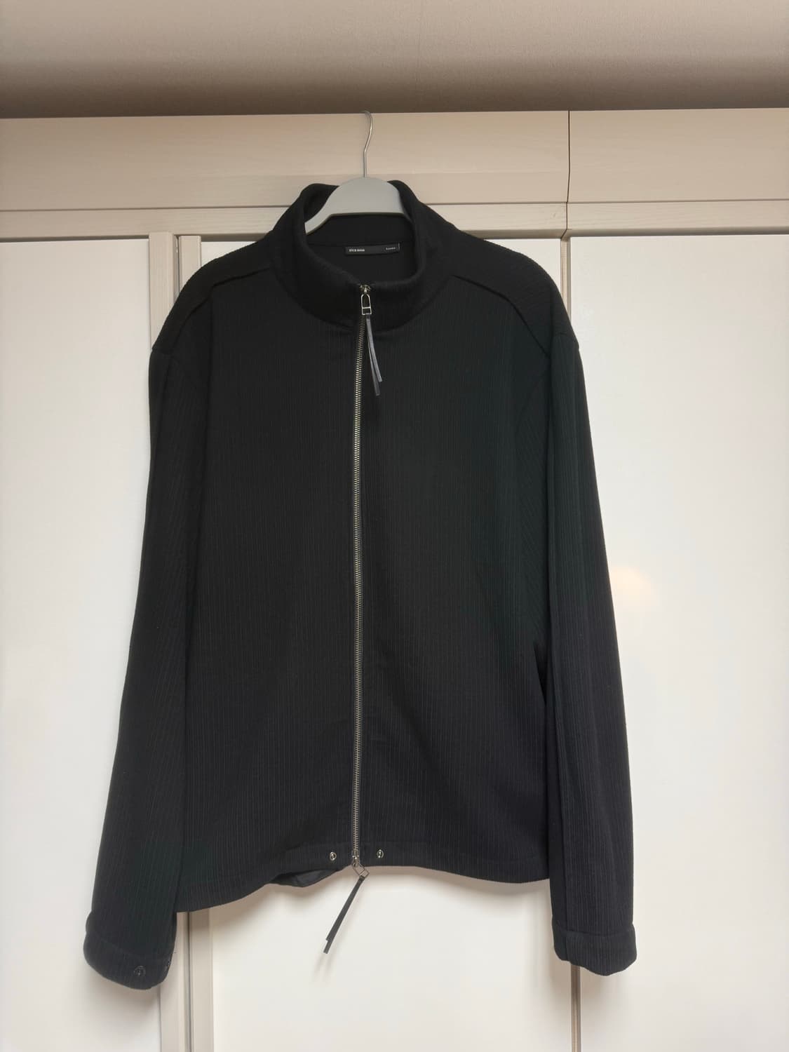 (XL) ETCE FULL KNIT ZIP UP 블랙 상품이미지2