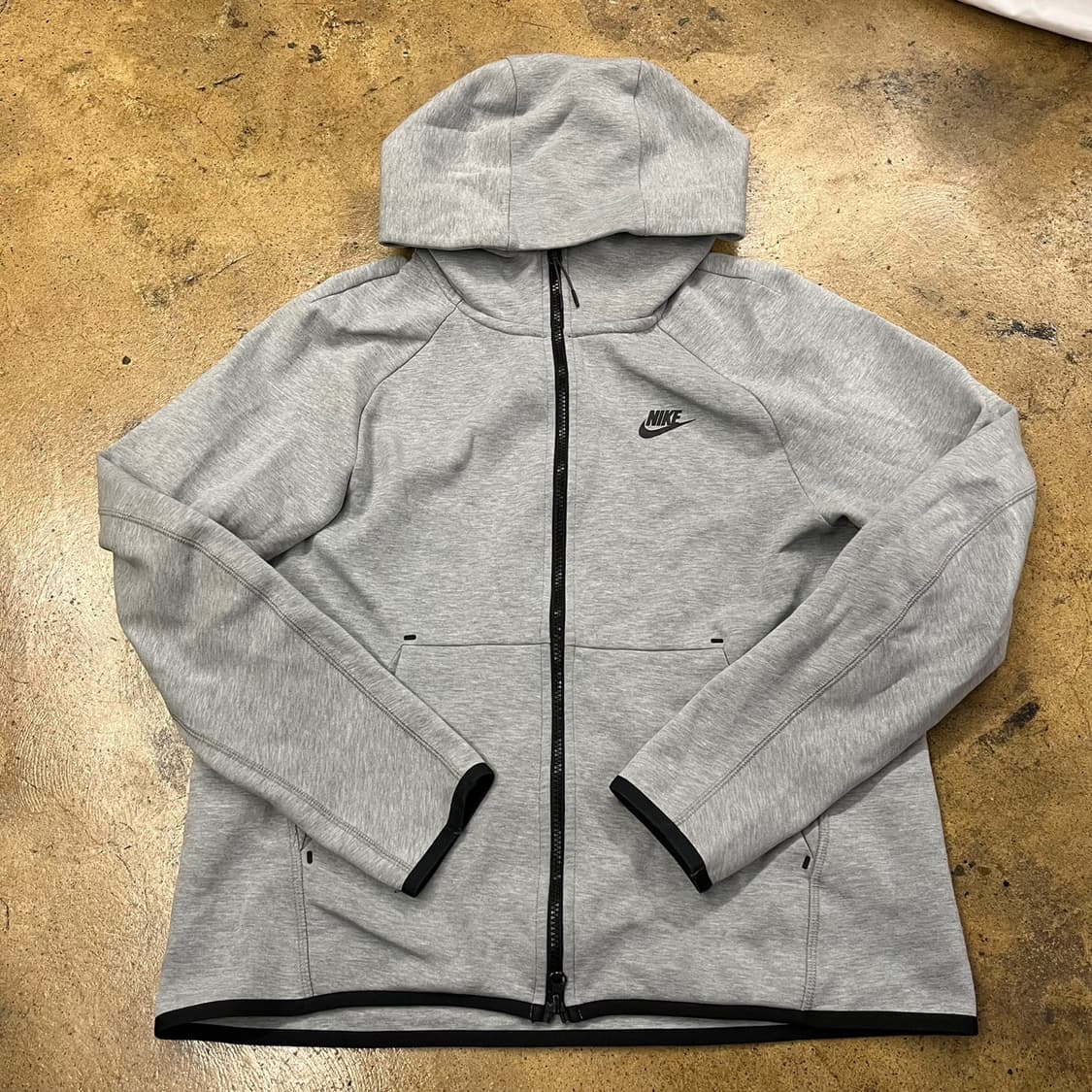 [정품/XL] 나이키 테크팩 풀집업 후드 그레이 b16 상품이미지2