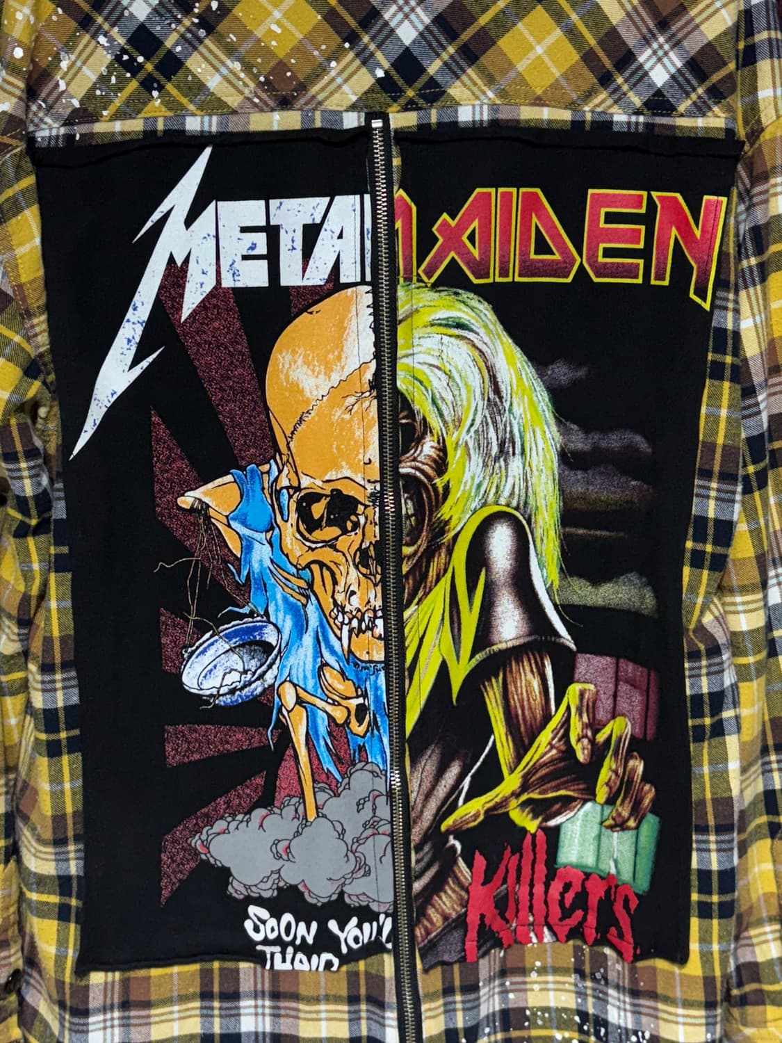 BLACK FLAME 메탈리카x아이언 메이든 락셔츠 상품이미지6