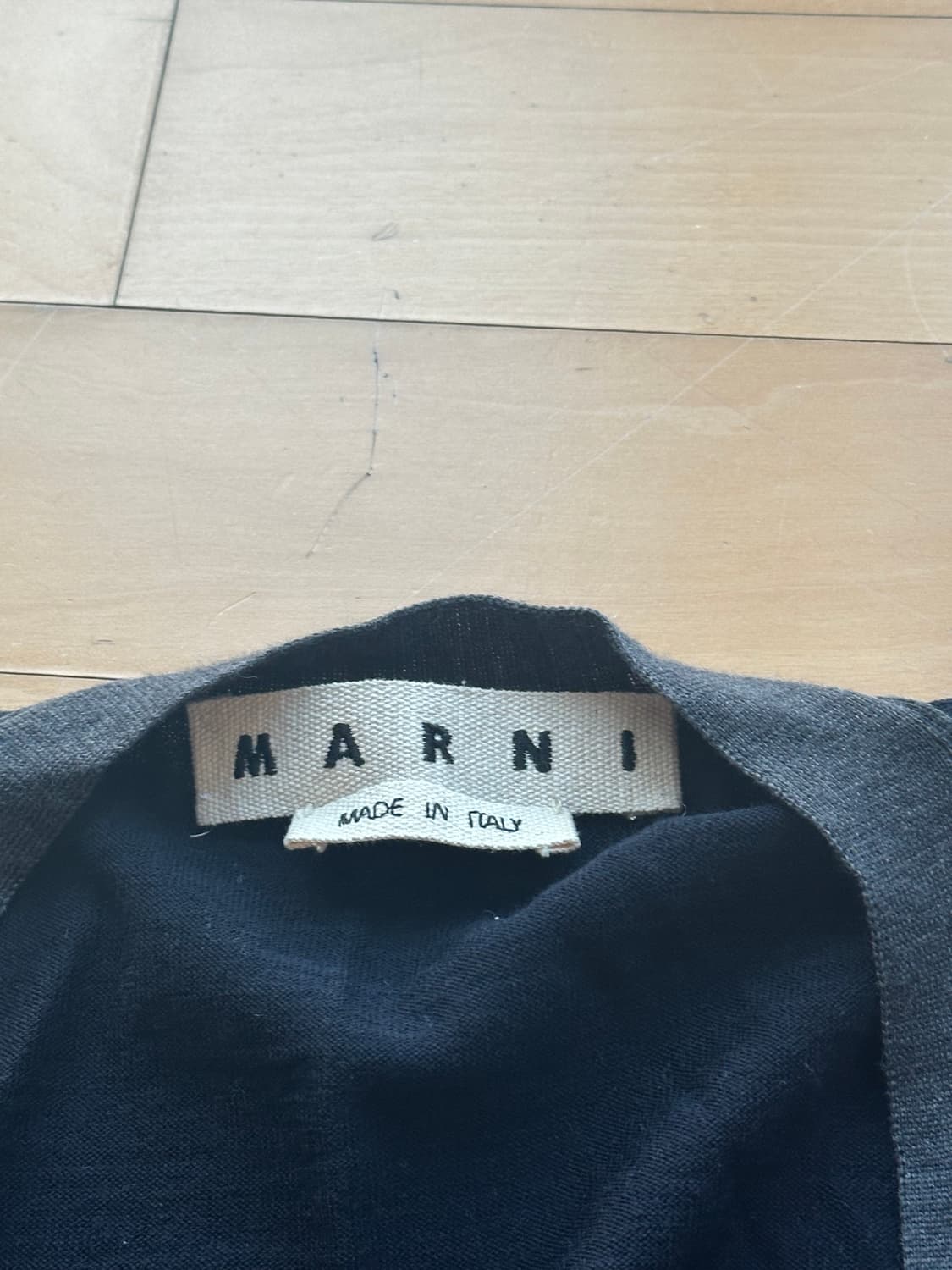 [50] 마르니 블록 배색 가디건 상품이미지3