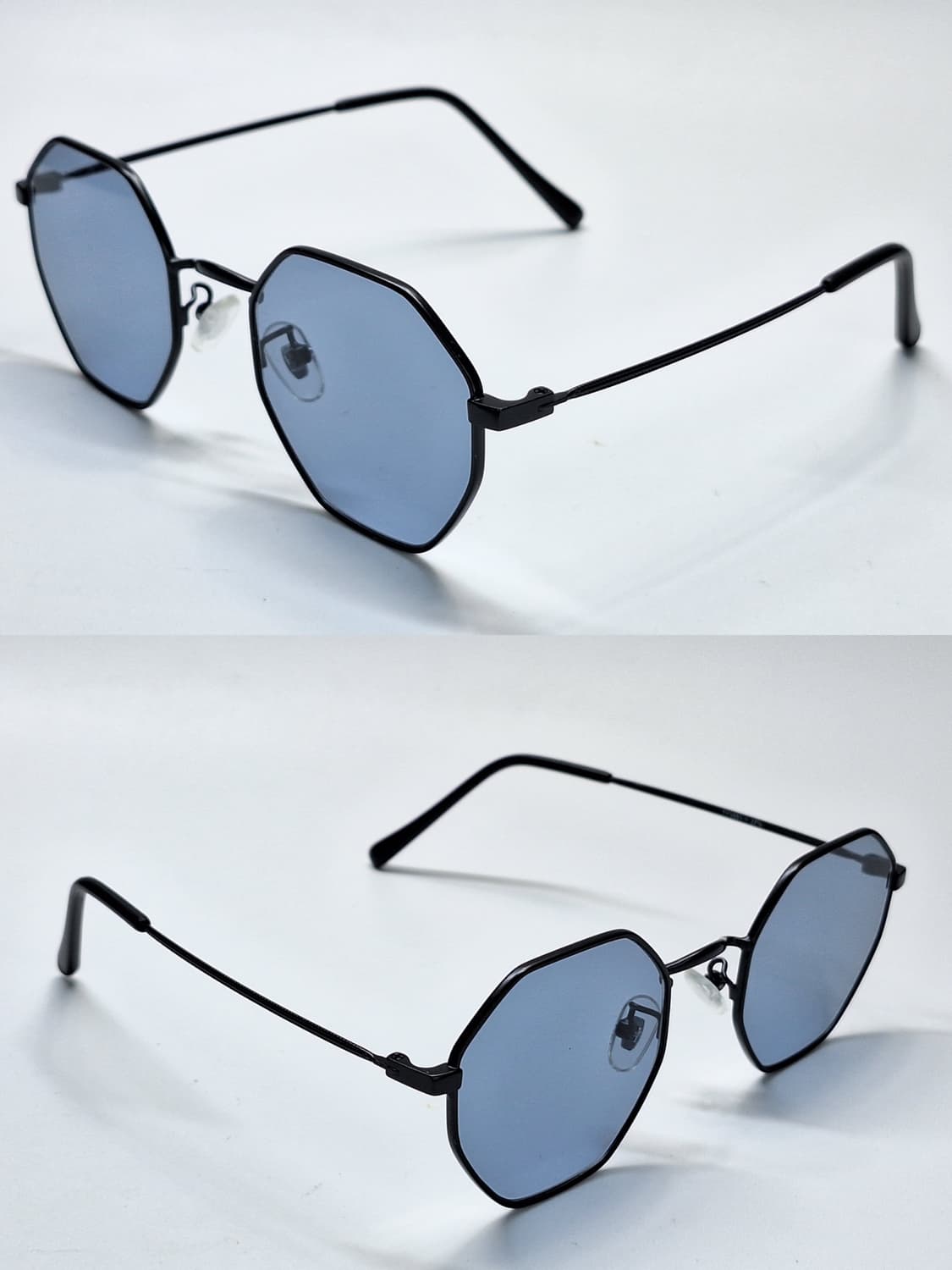 일본 수입 TY3551-1 37% 팔각형 선글라스 겸 안경/빈티지 레트로 상품이미지7