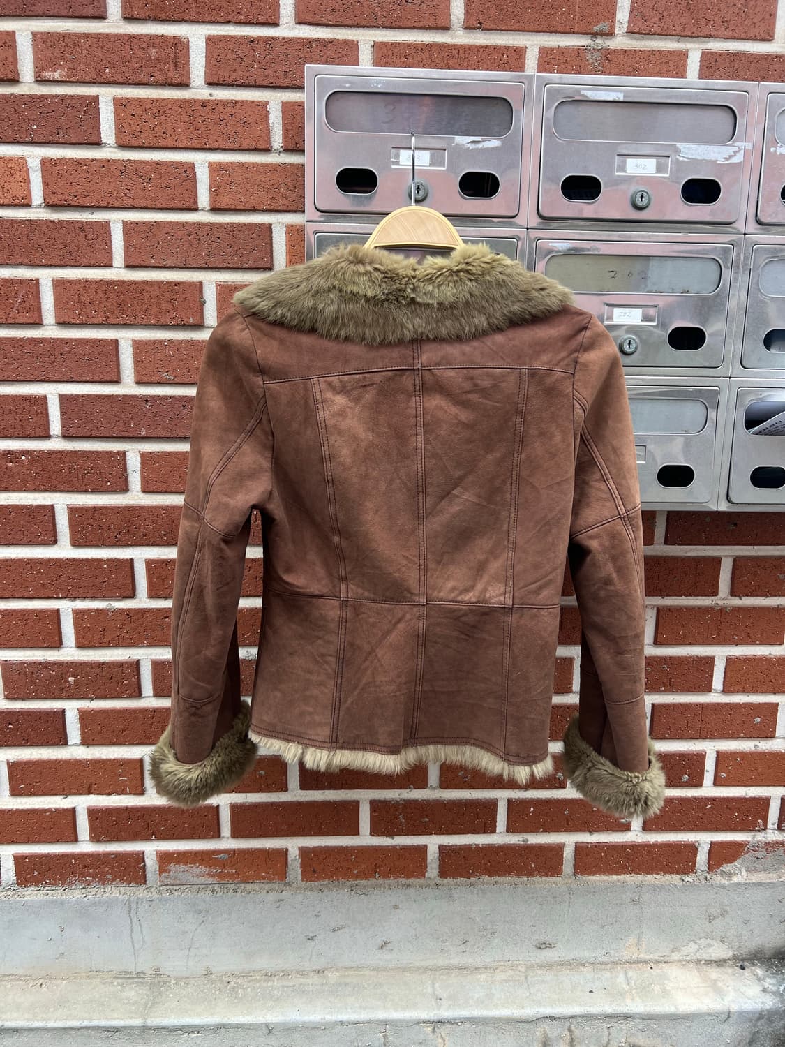 Y2K 퍼 무스탕 자켓 일본 빈티지 상품이미지2