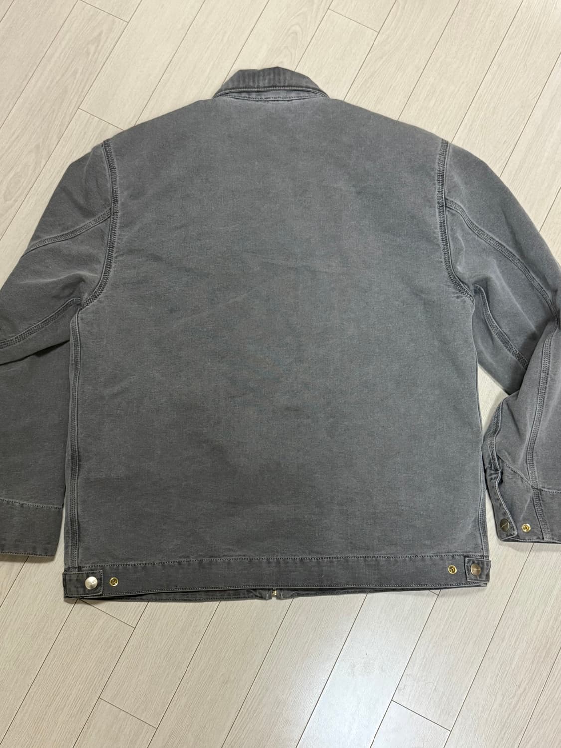 칼하트 wip 디트로이트 자켓 블랙/블랙페이디드 상품이미지3