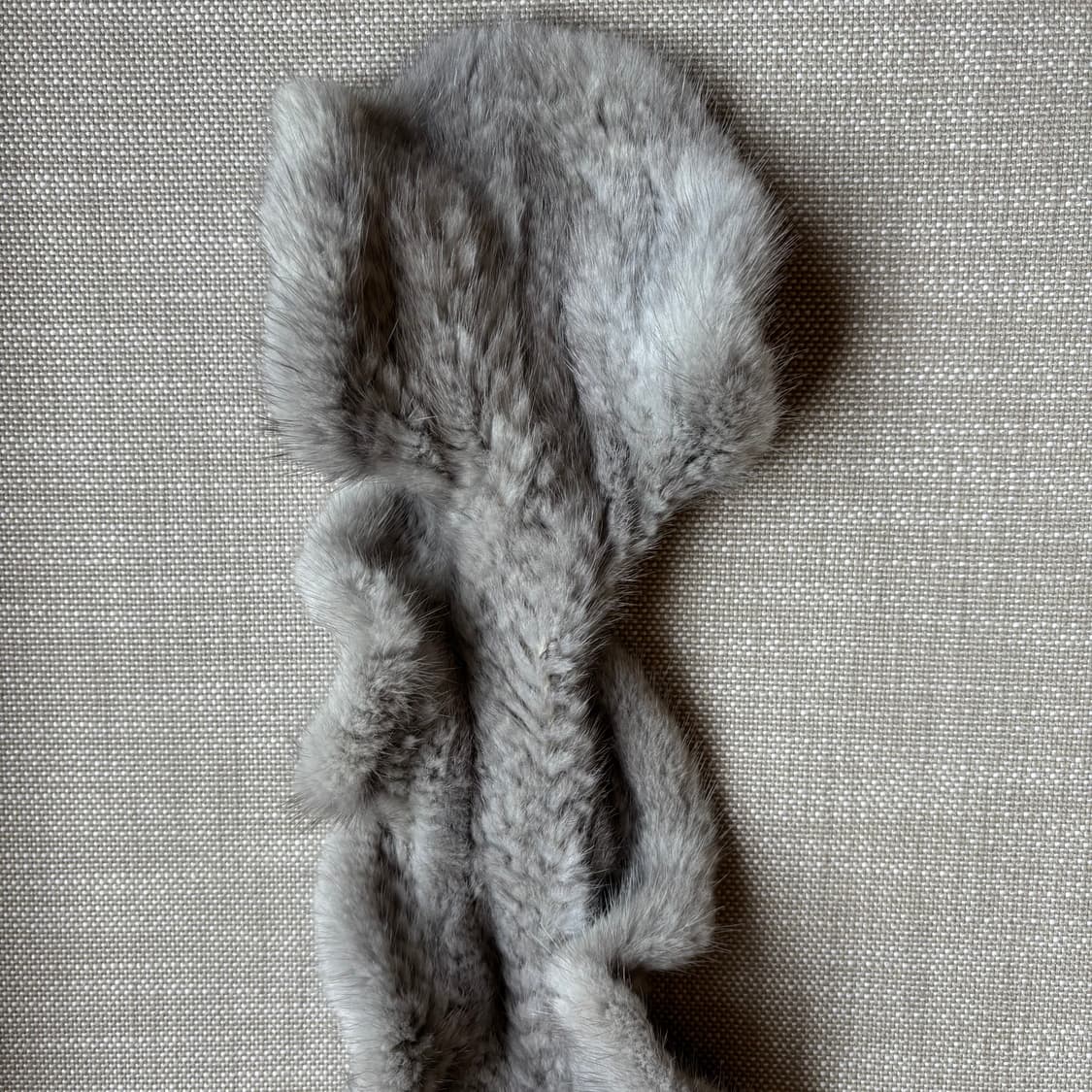 천연 밍크 머플러 그레이 상품이미지6