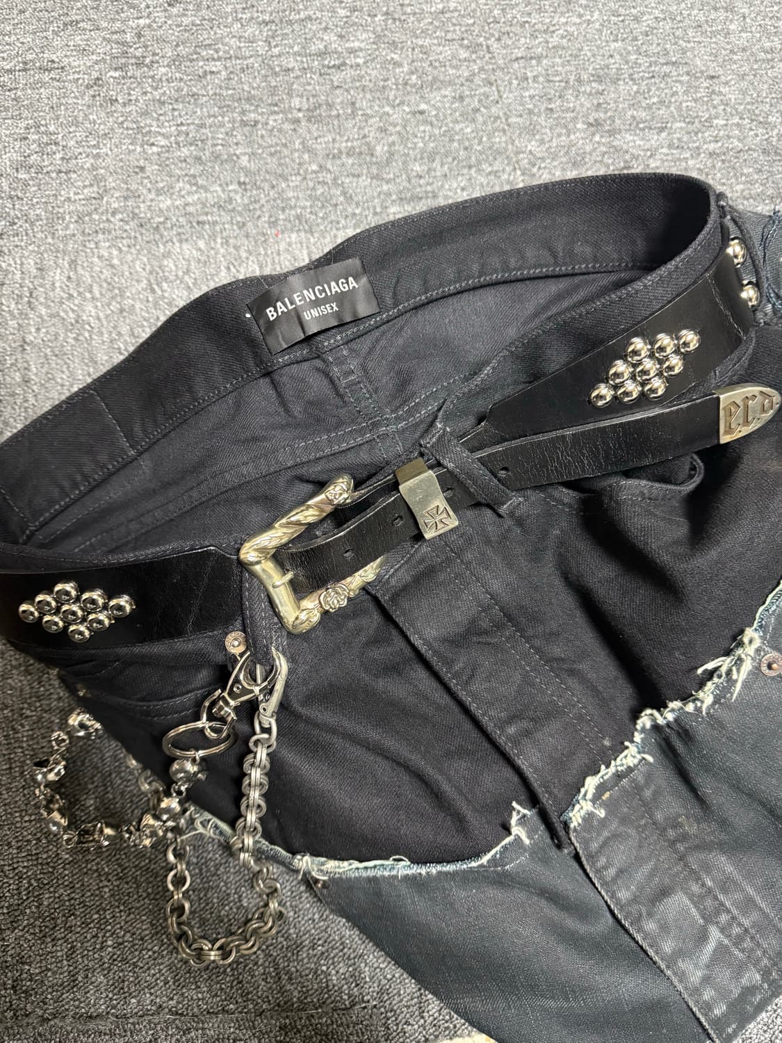 ERD 로고 스터드 벨트 렌탈결제창 상품이미지1