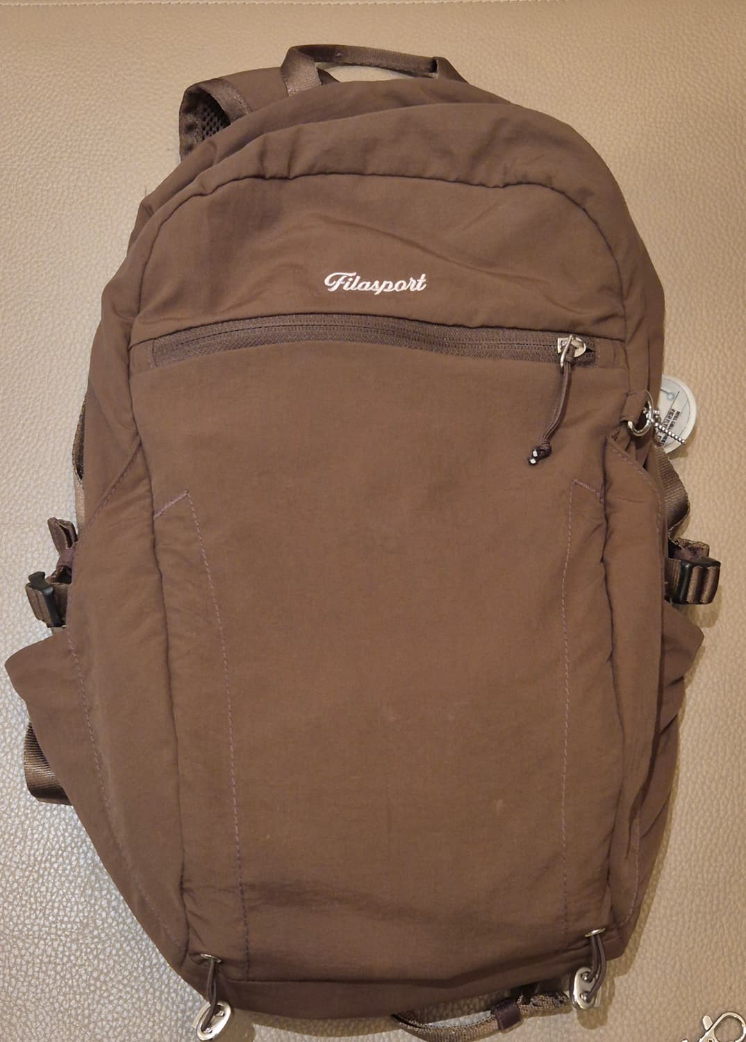 휠라 소프트 셔링 백팩 브라운 상품이미지2