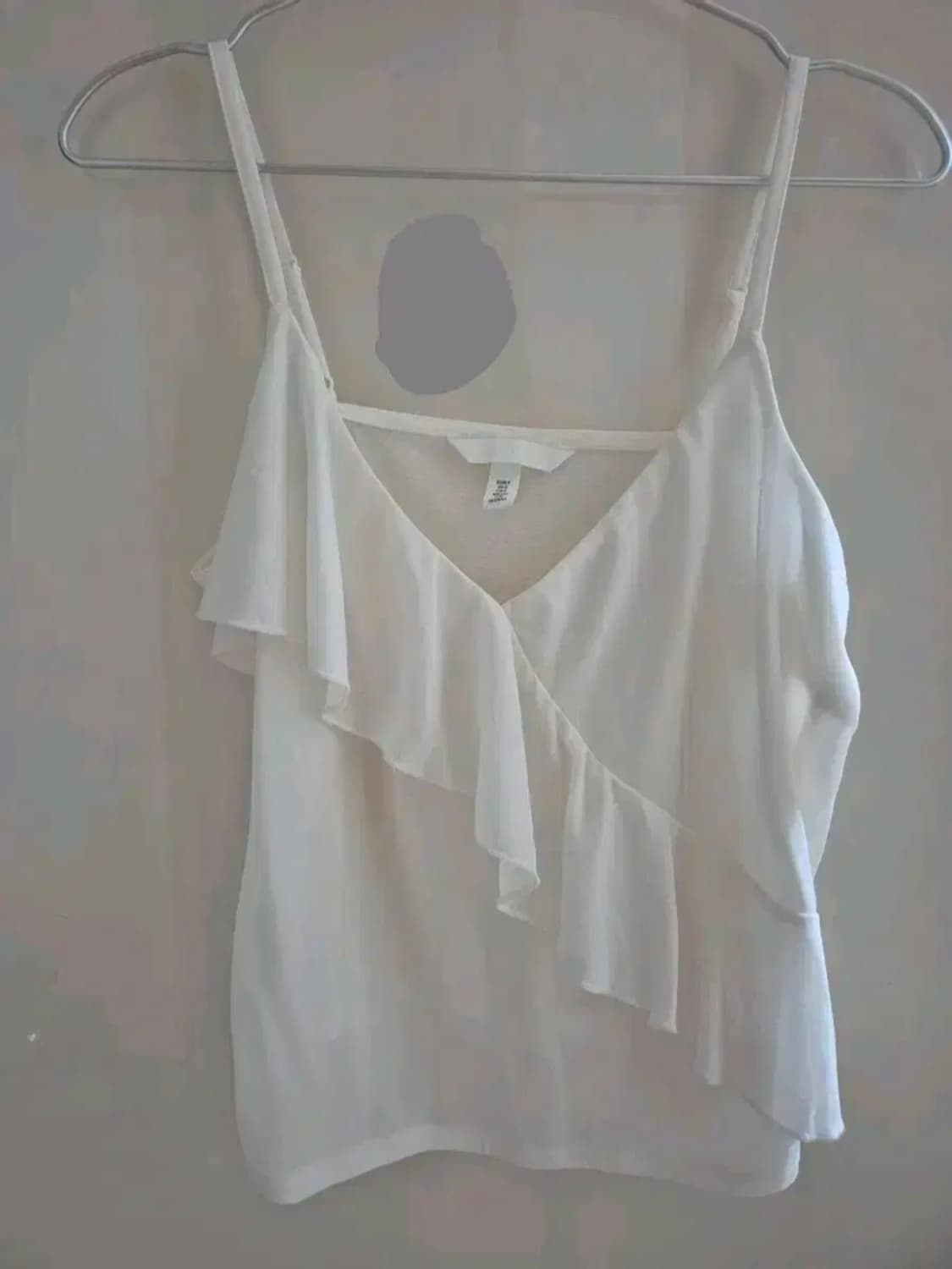 화이트 프릴 나시 상품이미지1