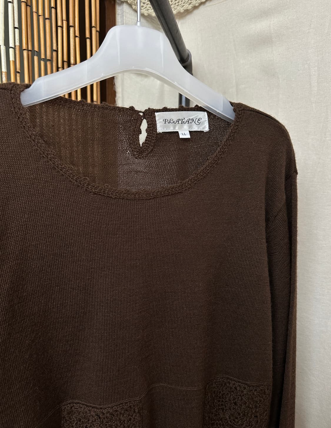 platane patch tassle knit 상품이미지5