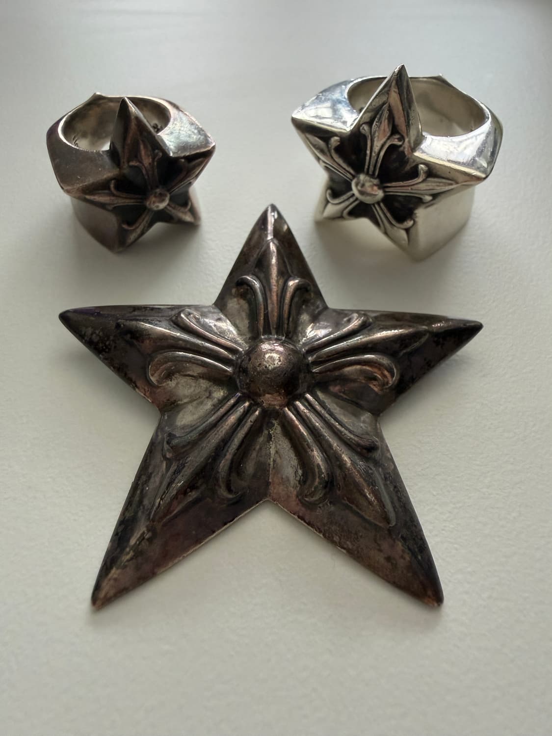 (대여가능) Chrome Hearts 크롬하츠 라지 스타 펜던트/링 상품이미지1