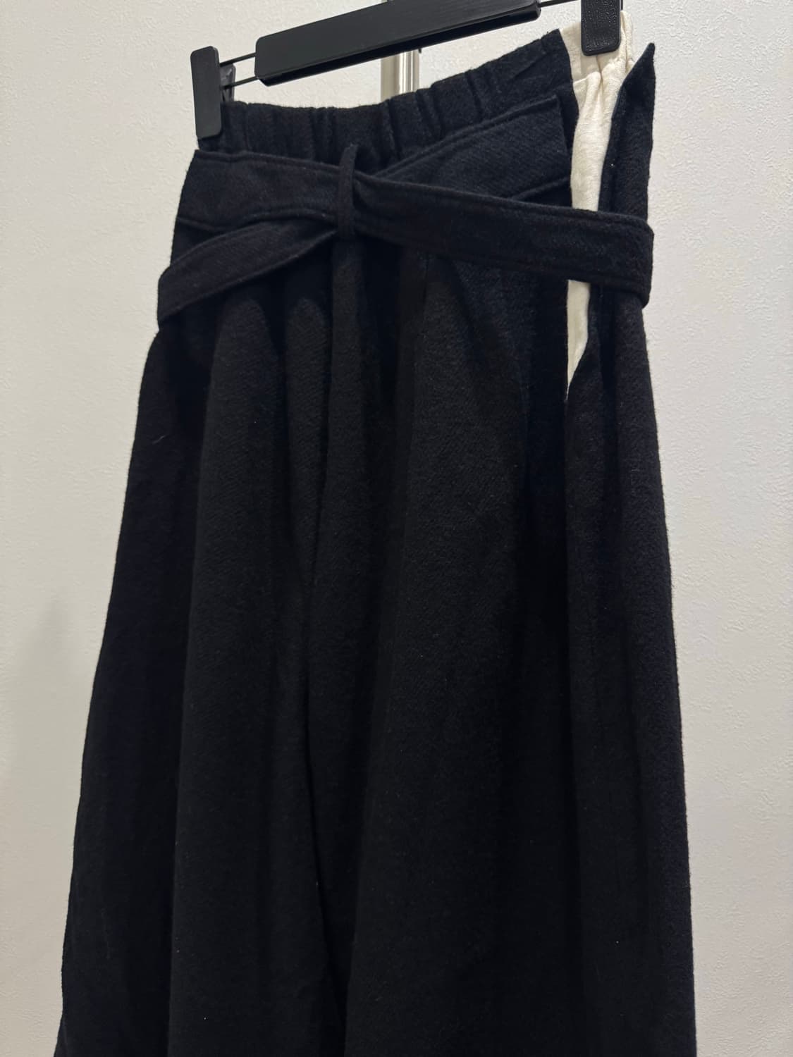 요지야마모토 울 레이어드 벨트 하카마 팬츠 상품이미지6