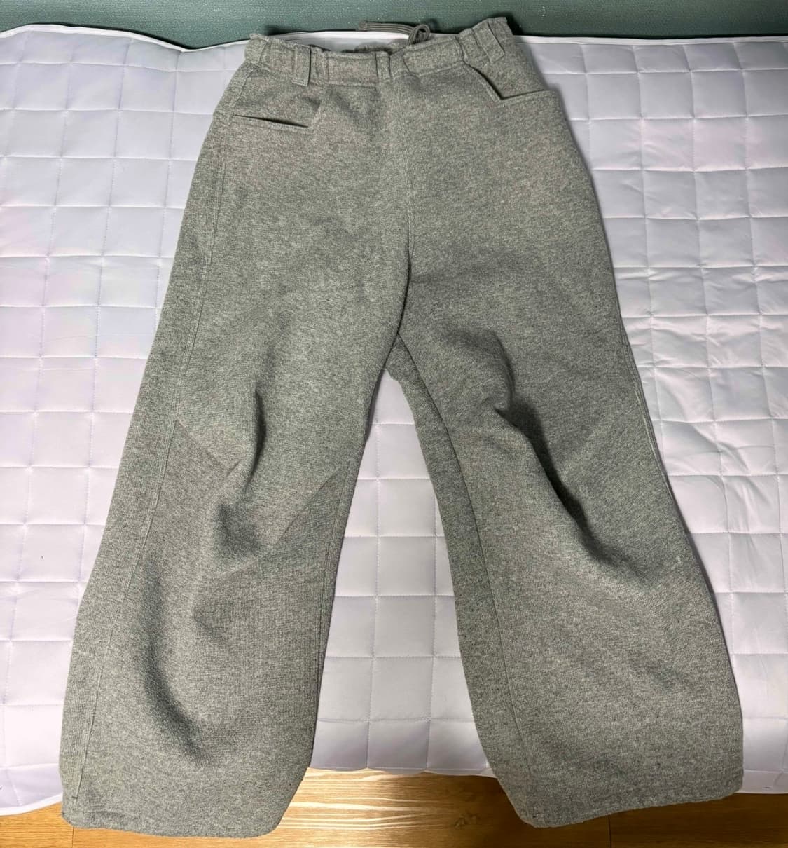 카미엔 그레이 울 팬츠 상품이미지2