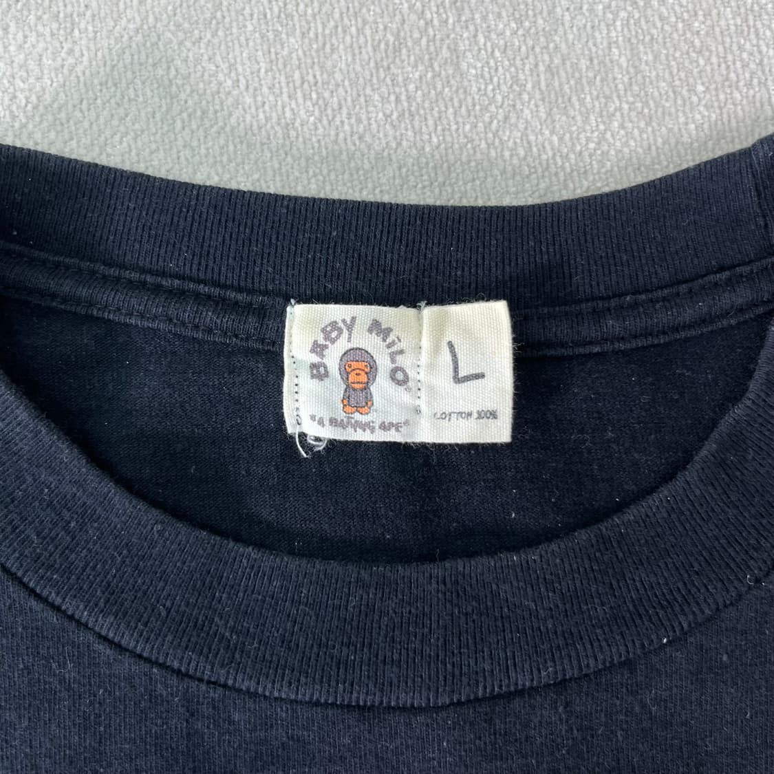 100 베이프 올드스쿨 베이비 마일로 반팔 티셔츠 상품이미지3