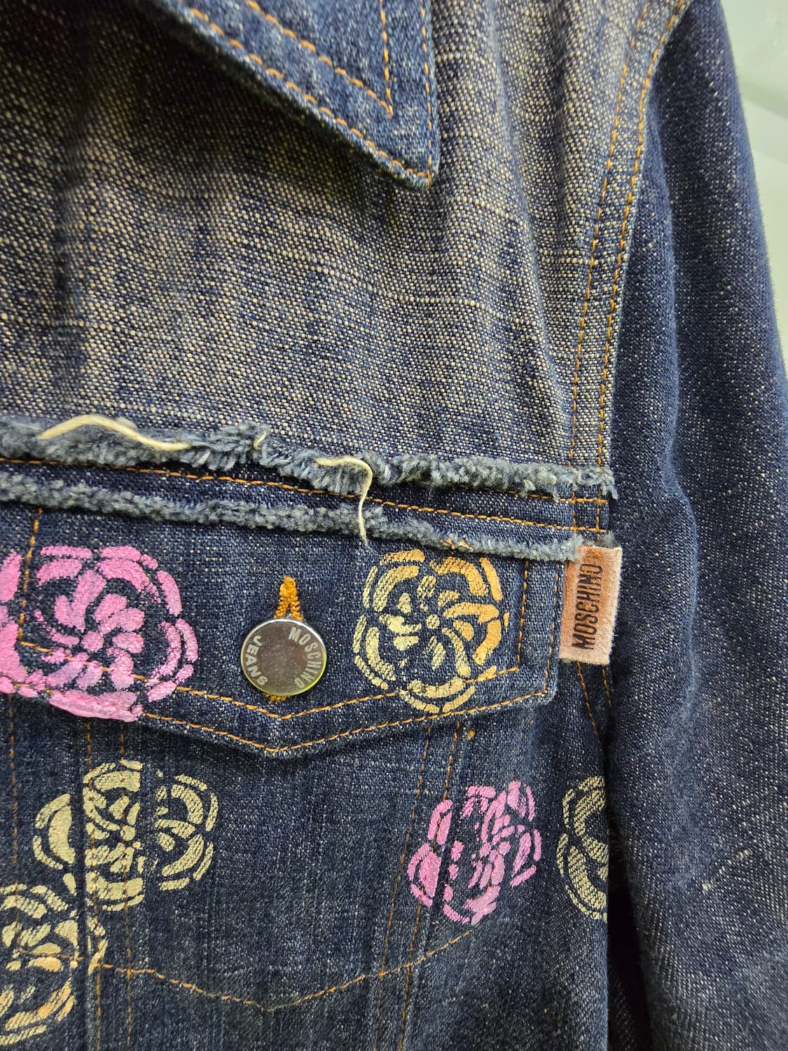 모스키노 플라워 프린팅 데님 자켓 상품이미지4