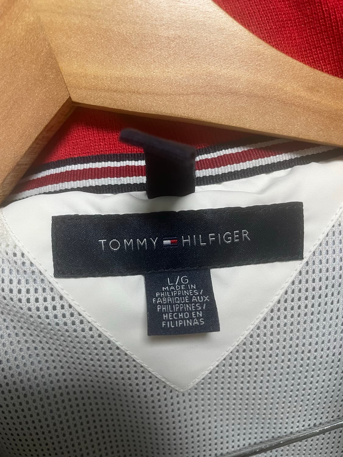 타미힐피거 바람막이 자켓 L 네이비/화이트 상품이미지3