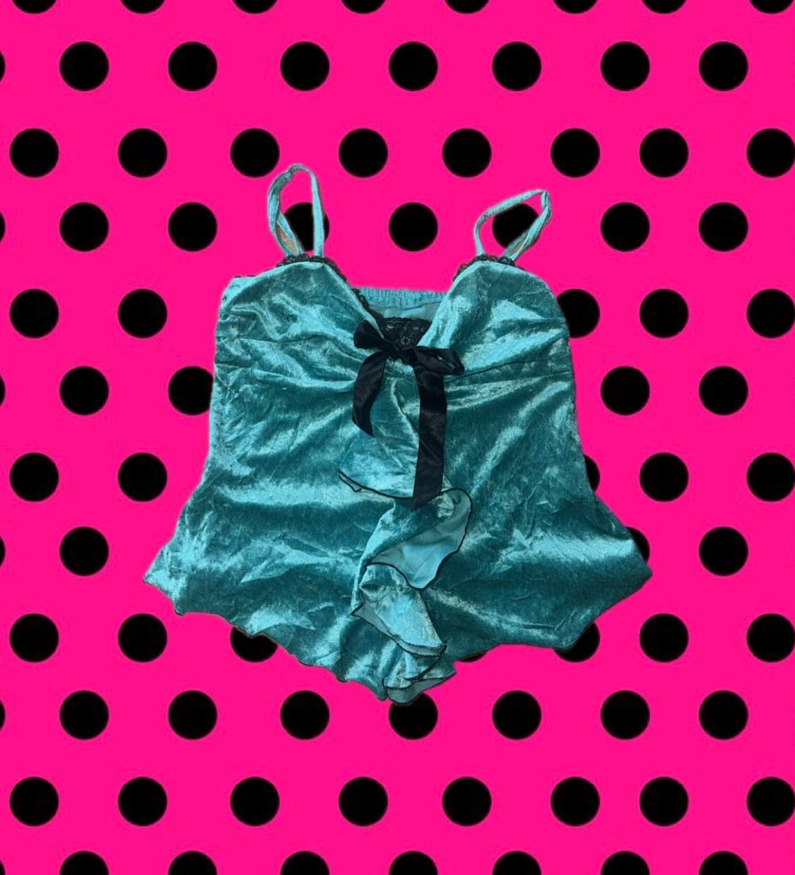 미쿠깔 갸루 민트 나시 상품이미지1