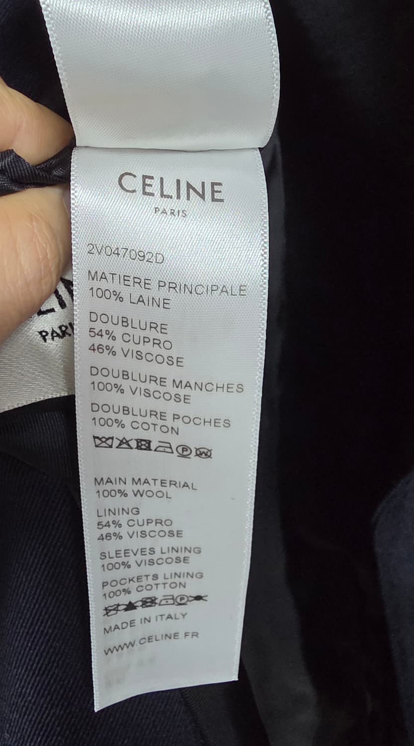 [BTS진,강동원] 셀린느 Diagonal Wool 더블금장 자켓 44 상품이미지9