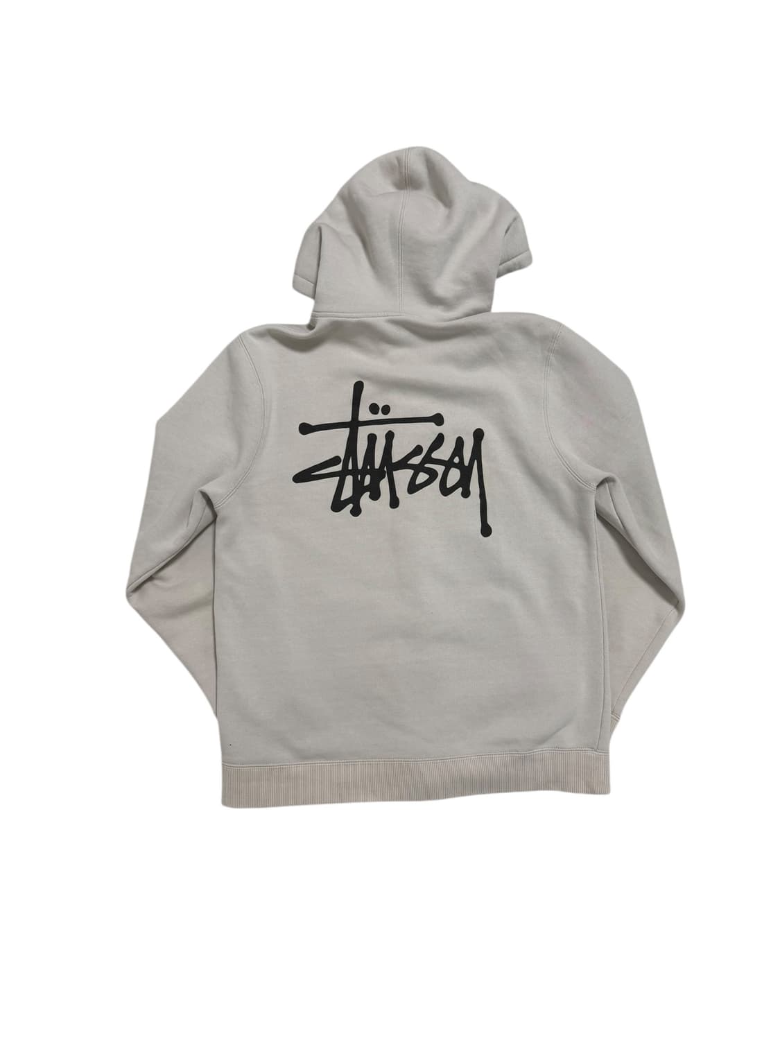 스투시 아이보리 로고 후드집업 상품이미지10