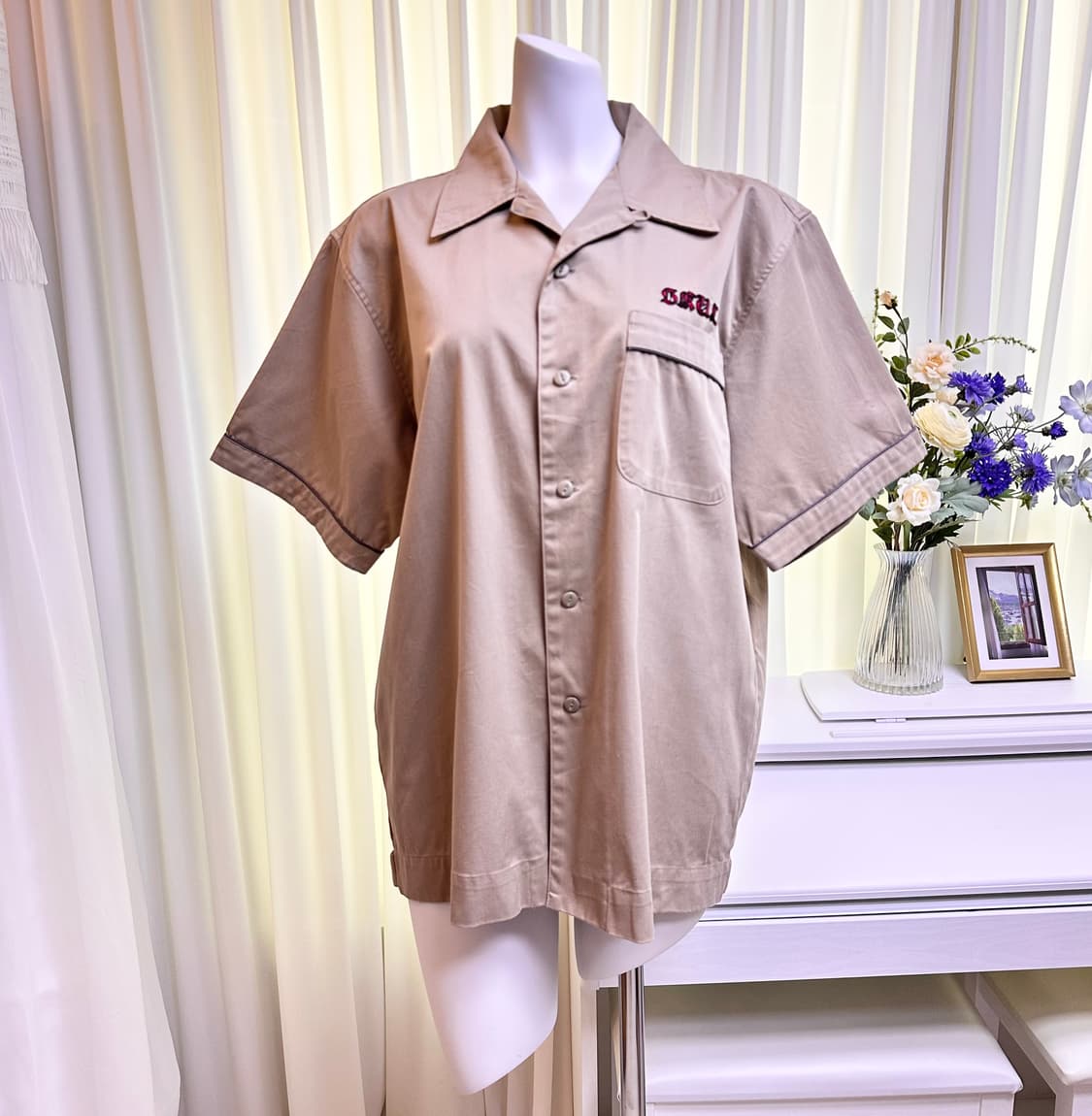 Neyries Clothing 스컬자수 반팔셔츠 상품이미지2