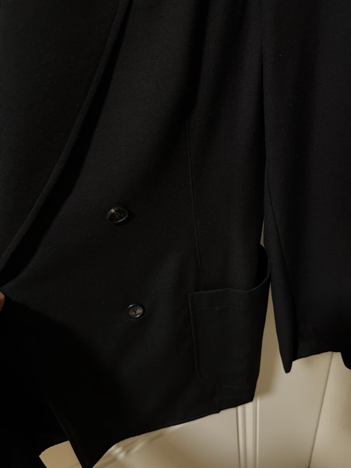 브라운야드 21ss 더블 브레스티드 블레이저 블랙 1size 상품이미지3