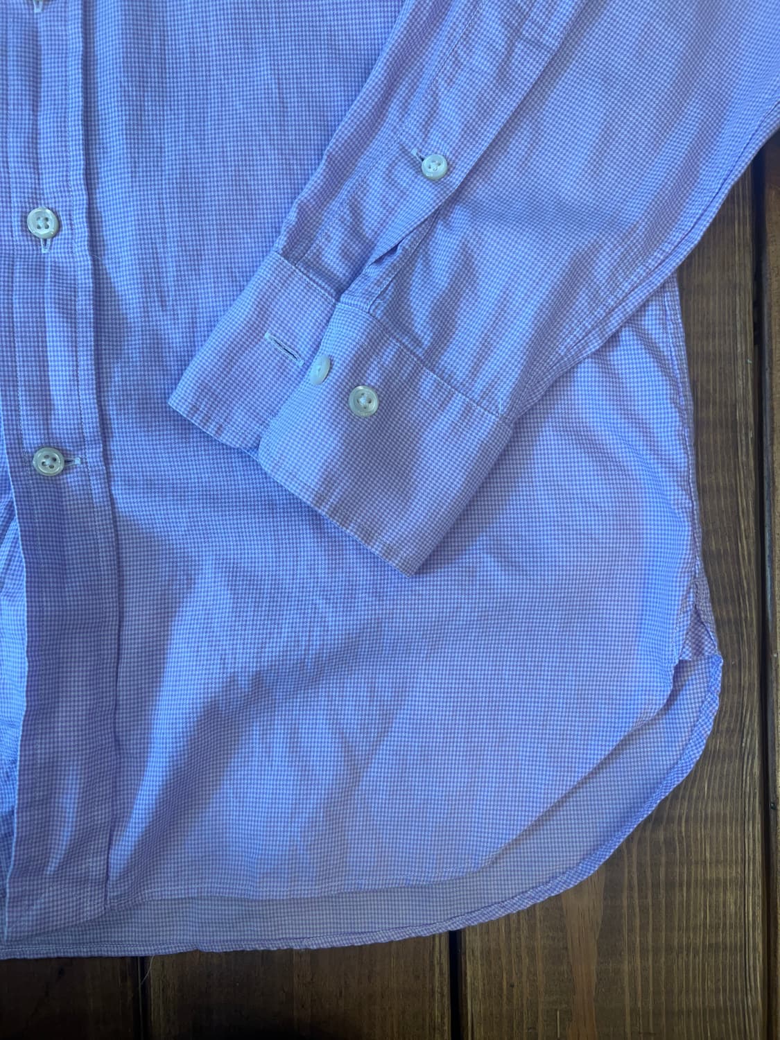 폴로 핑크 체크 셔츠 상품이미지8