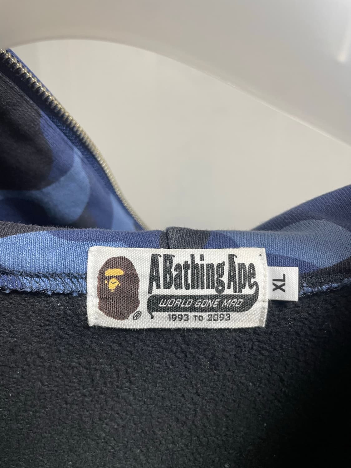 베이프 컬리지 후드집업 상품이미지3