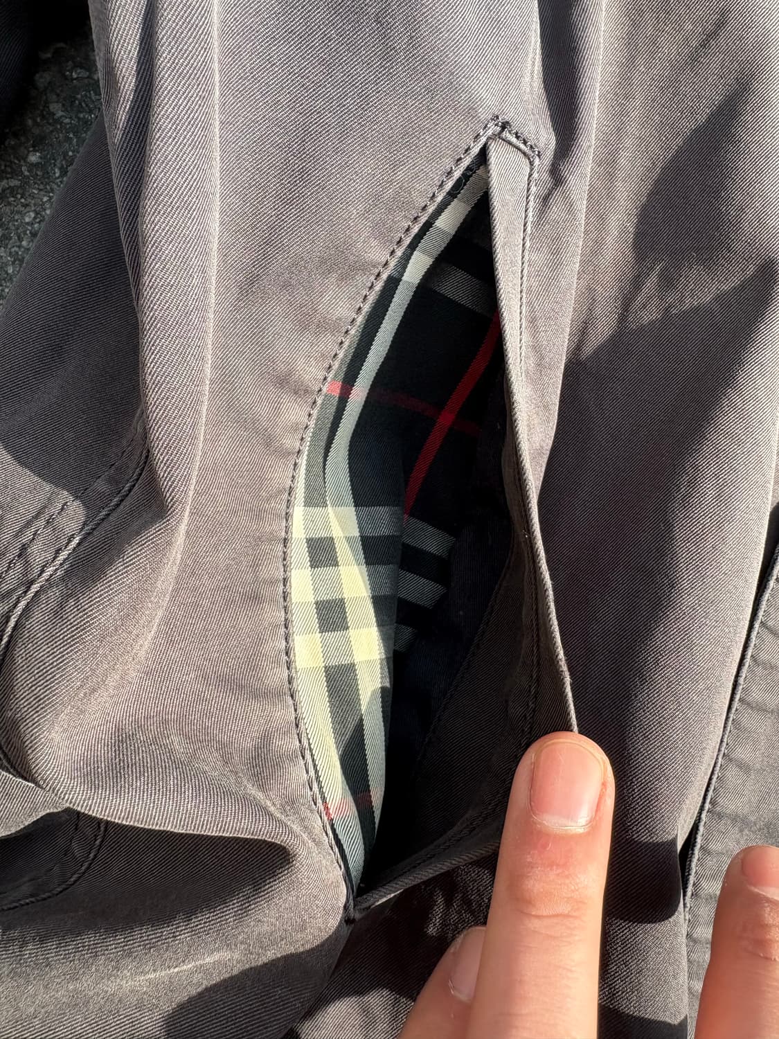 버버리 블랙라벨 블루종 자켓 B209 상품이미지4