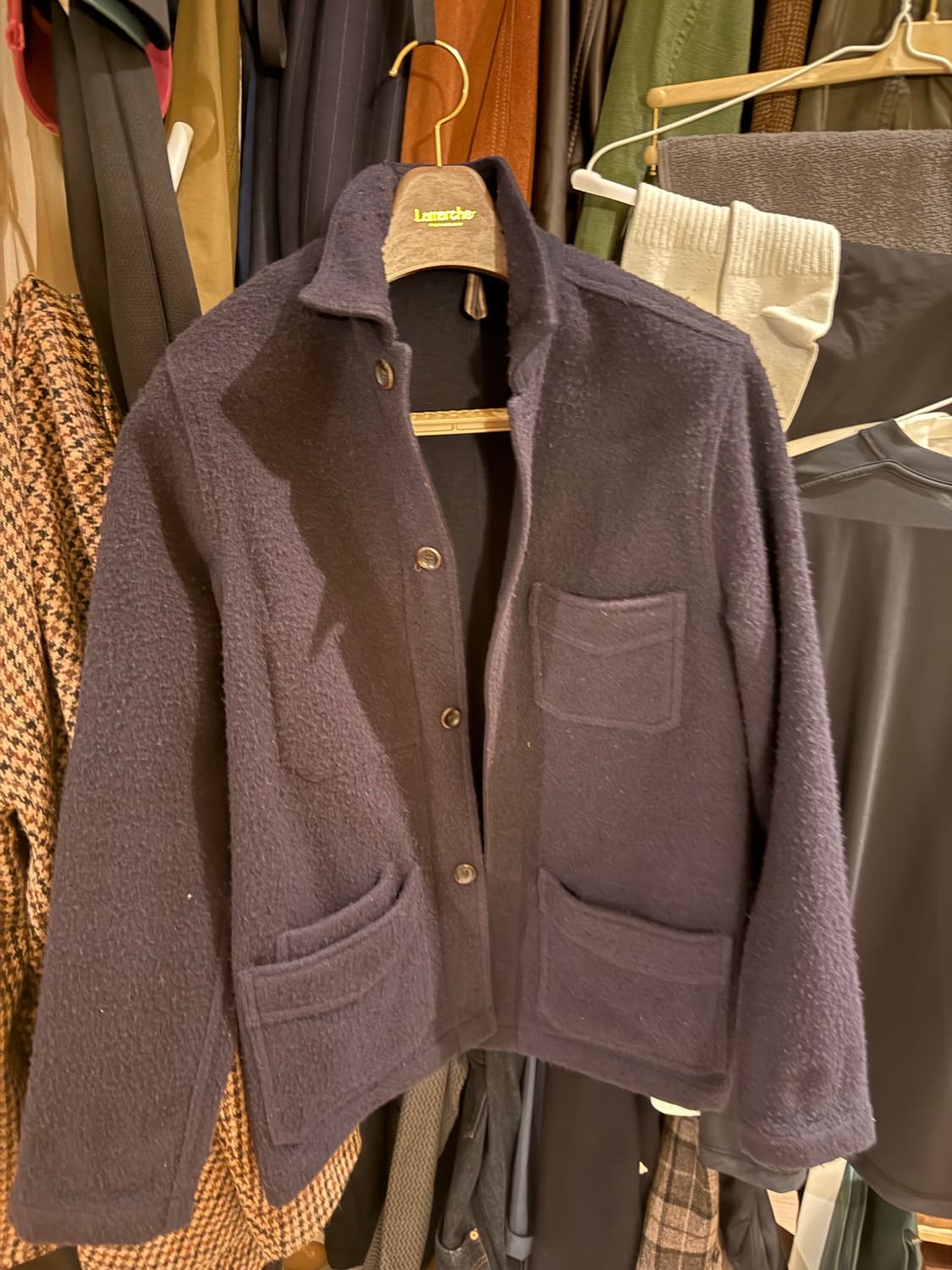 Drake's 네이비 카센티노 초어자켓 36사이즈 상품이미지2