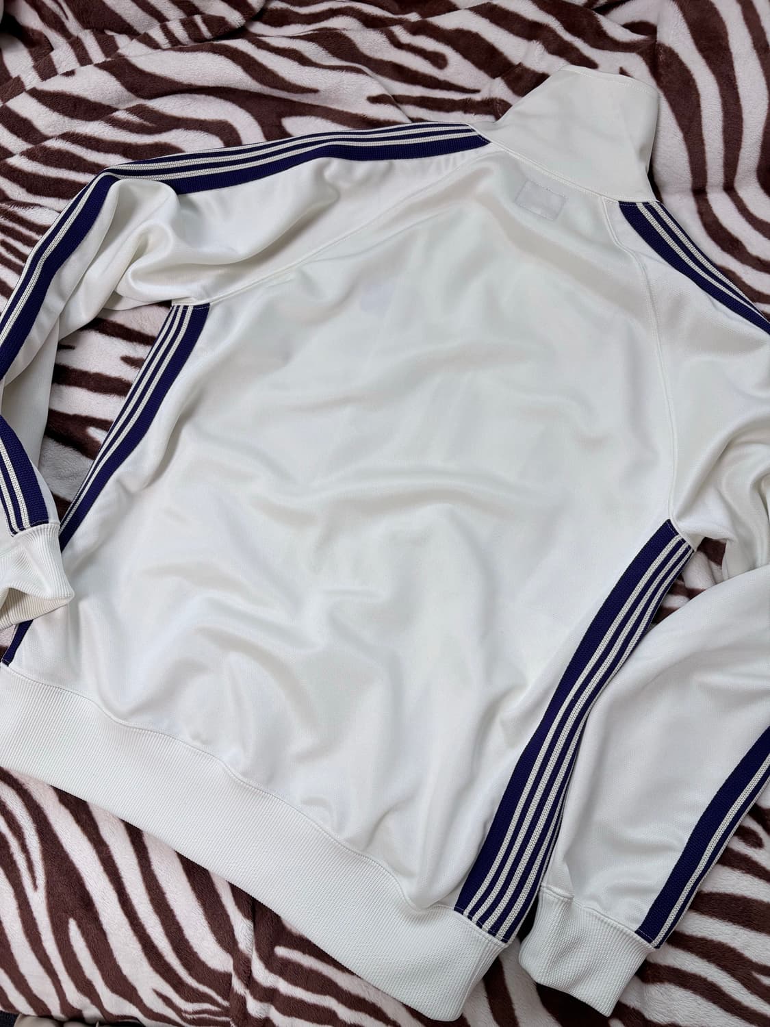 니들스 트랙 자켓 폴리 스무스 아이스 화이트 상품이미지4