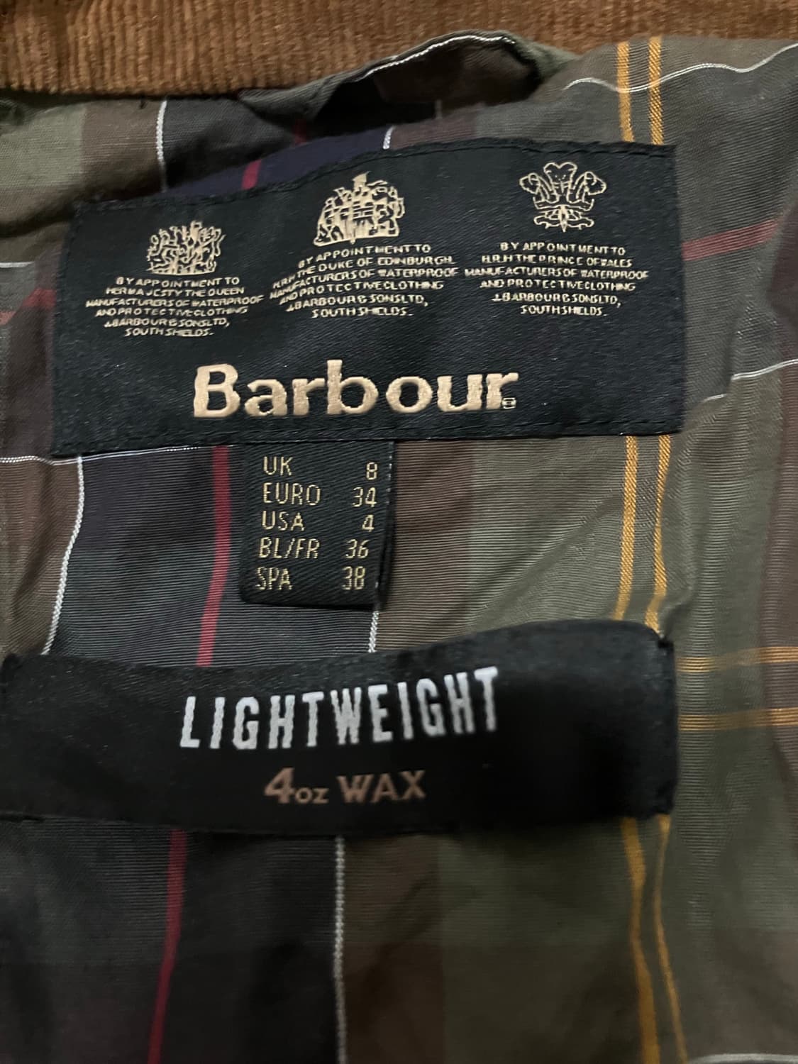 바버 라이트웨이트 파일리 왁스자켓 우먼즈 상품이미지4