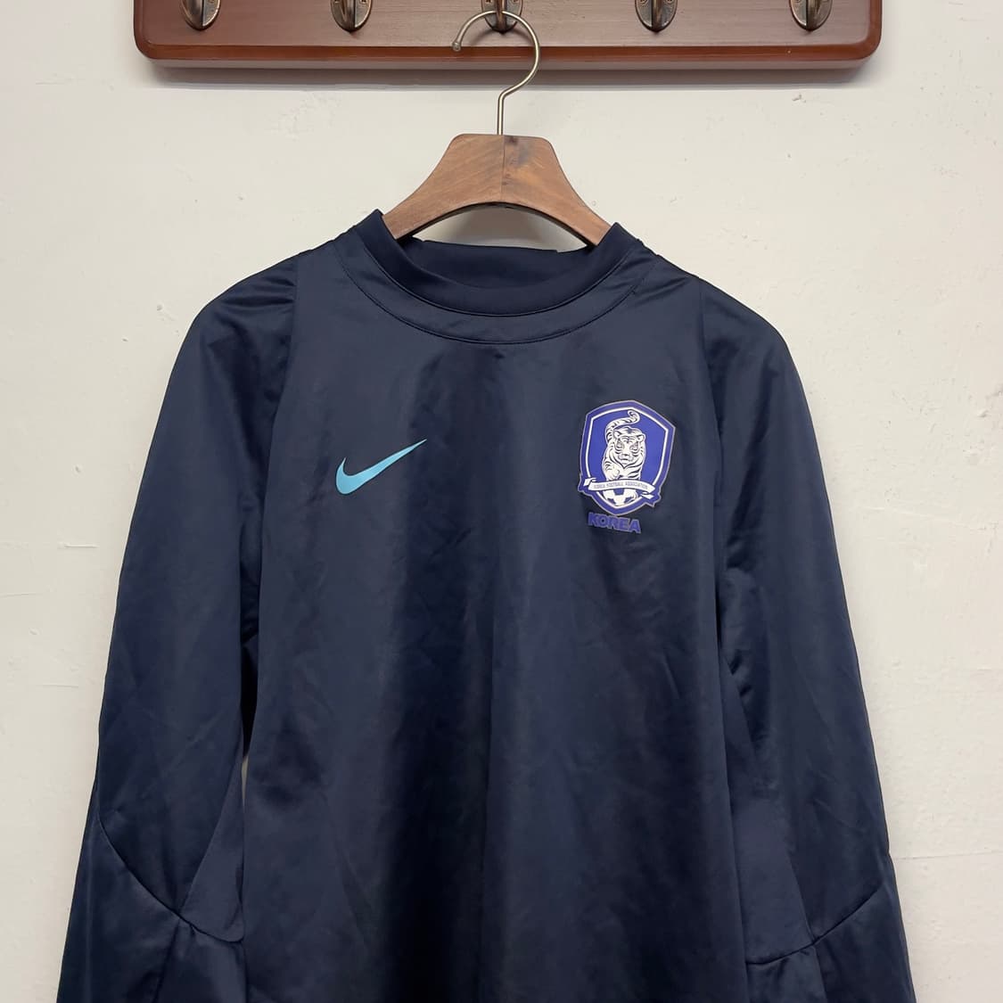 나이키 (우먼) 국대 웜 업 드릴탑 롱 슬리브  상품이미지3