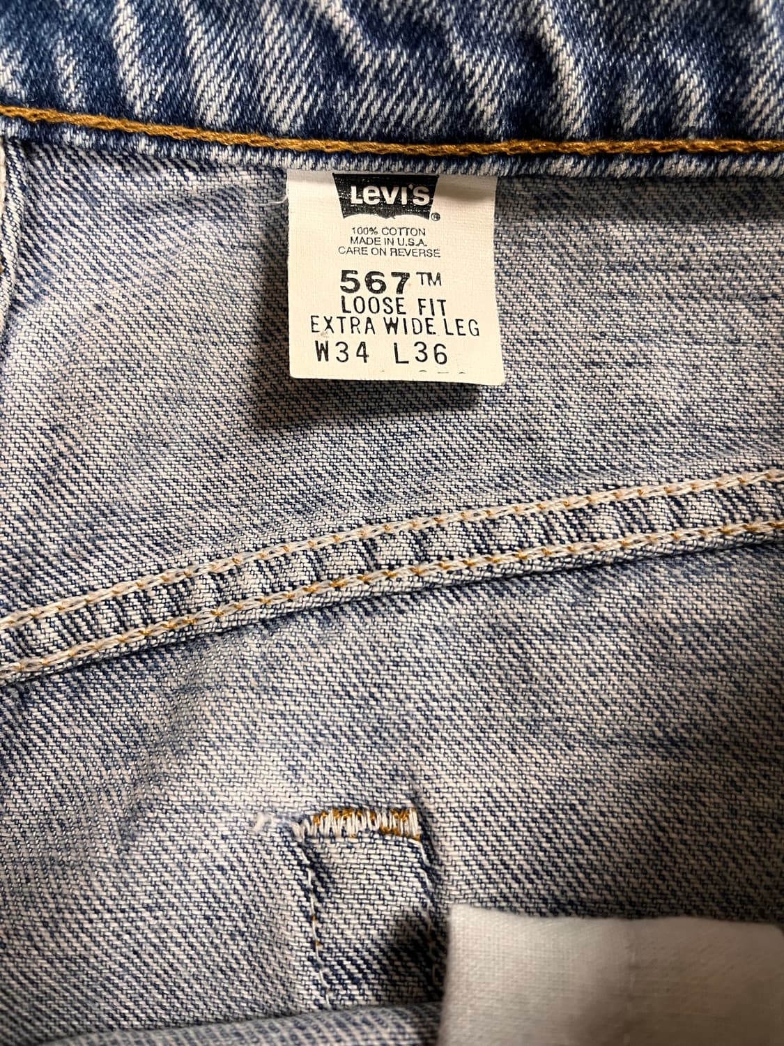 90s usa 리바이스 567 엑스트라 와이드 상품이미지5