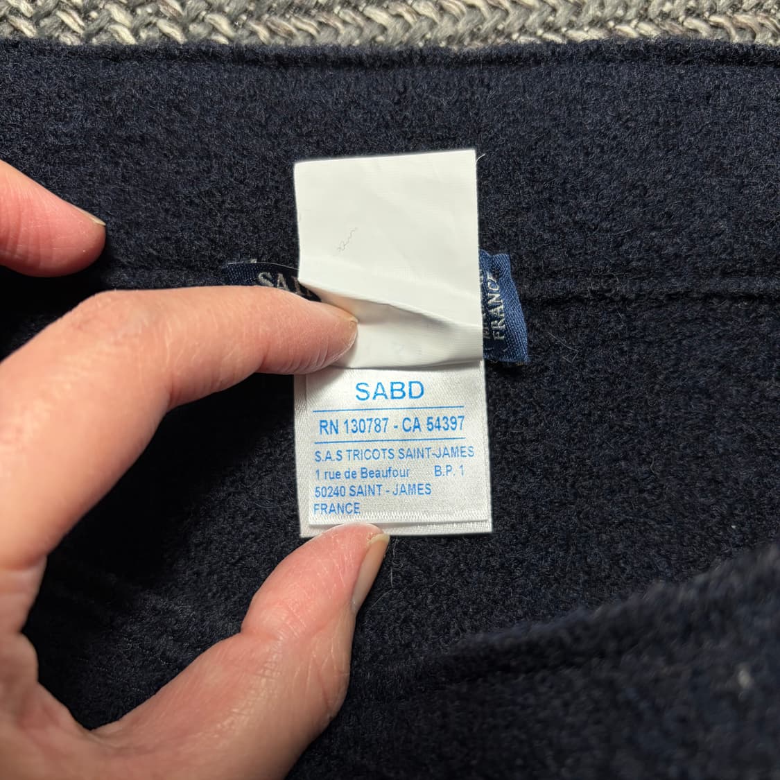 세인트제임스 네이비 미니스커트(36) 상품이미지5