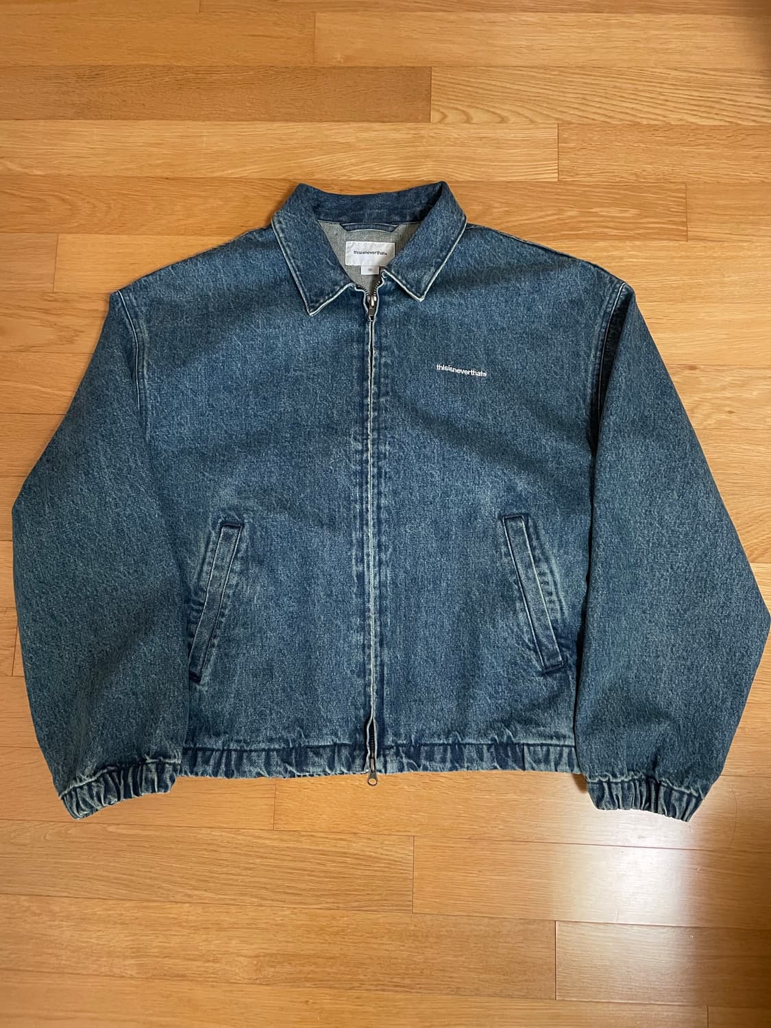 디스이즈네버댓 데님 블루종 자켓 m 상품이미지2