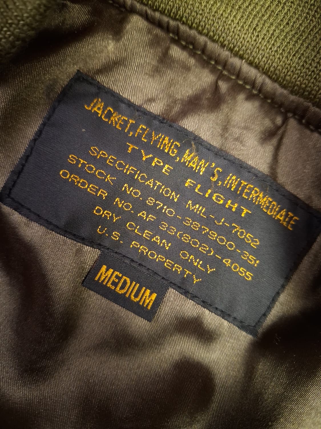 미해군 TYPE 밀리터리 항공자켓 상품이미지3