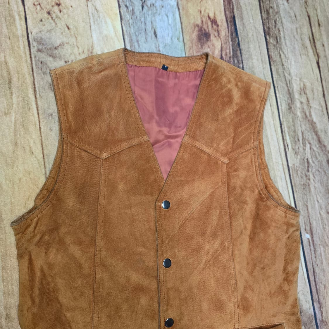 빈티지 스웨이드 웨스턴 베스트 M 상품이미지4