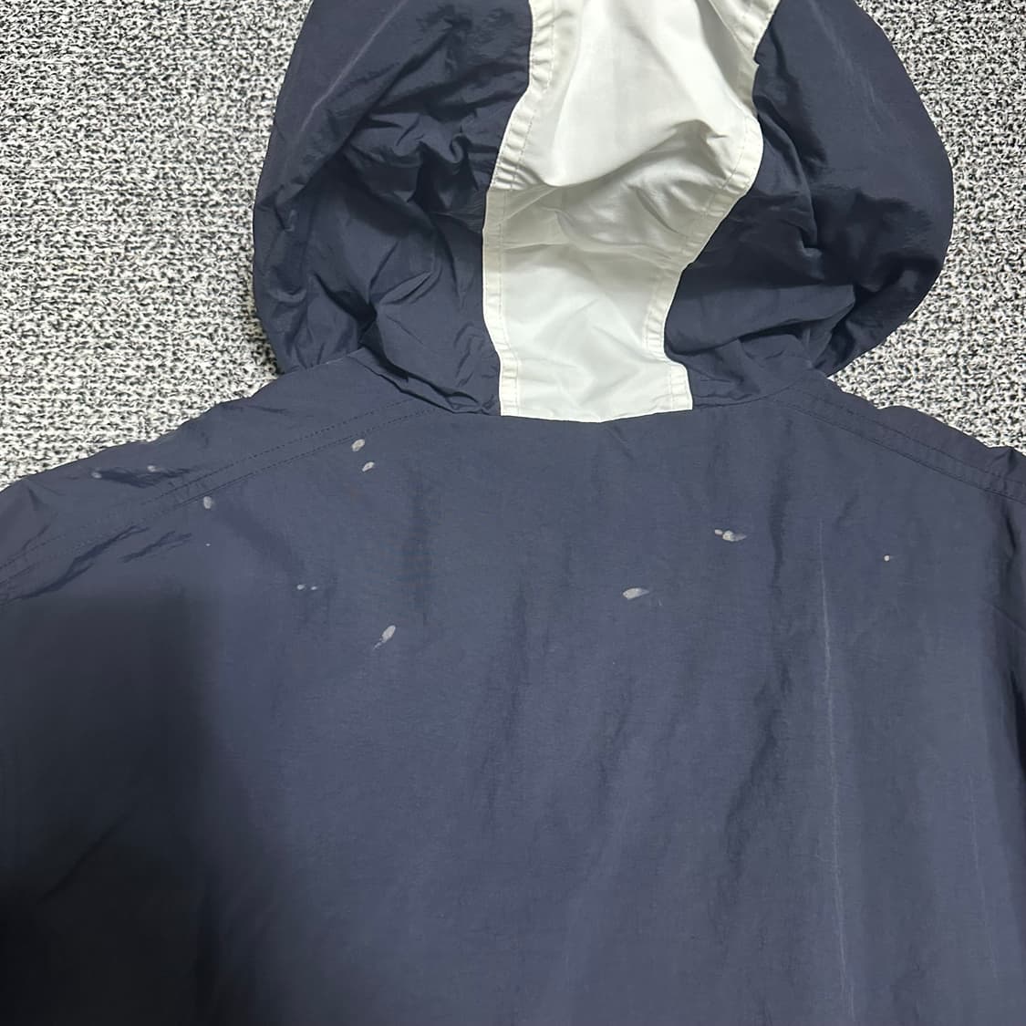 (110~115추천) 휠라 네이비 바람막이 후드 자켓 상품이미지5